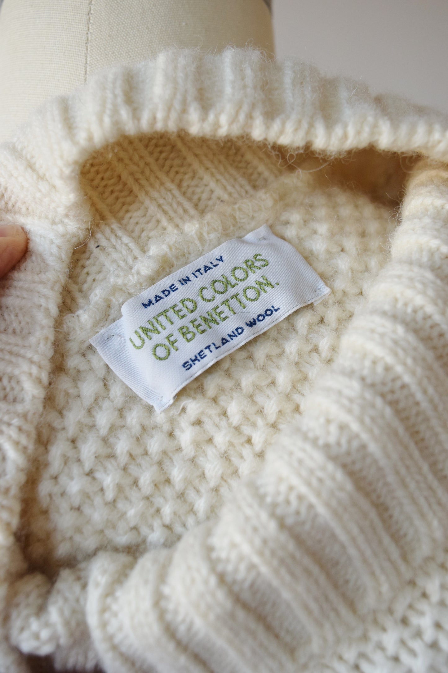United Colors of Benetton Slouchy Cable Knit | S-XL