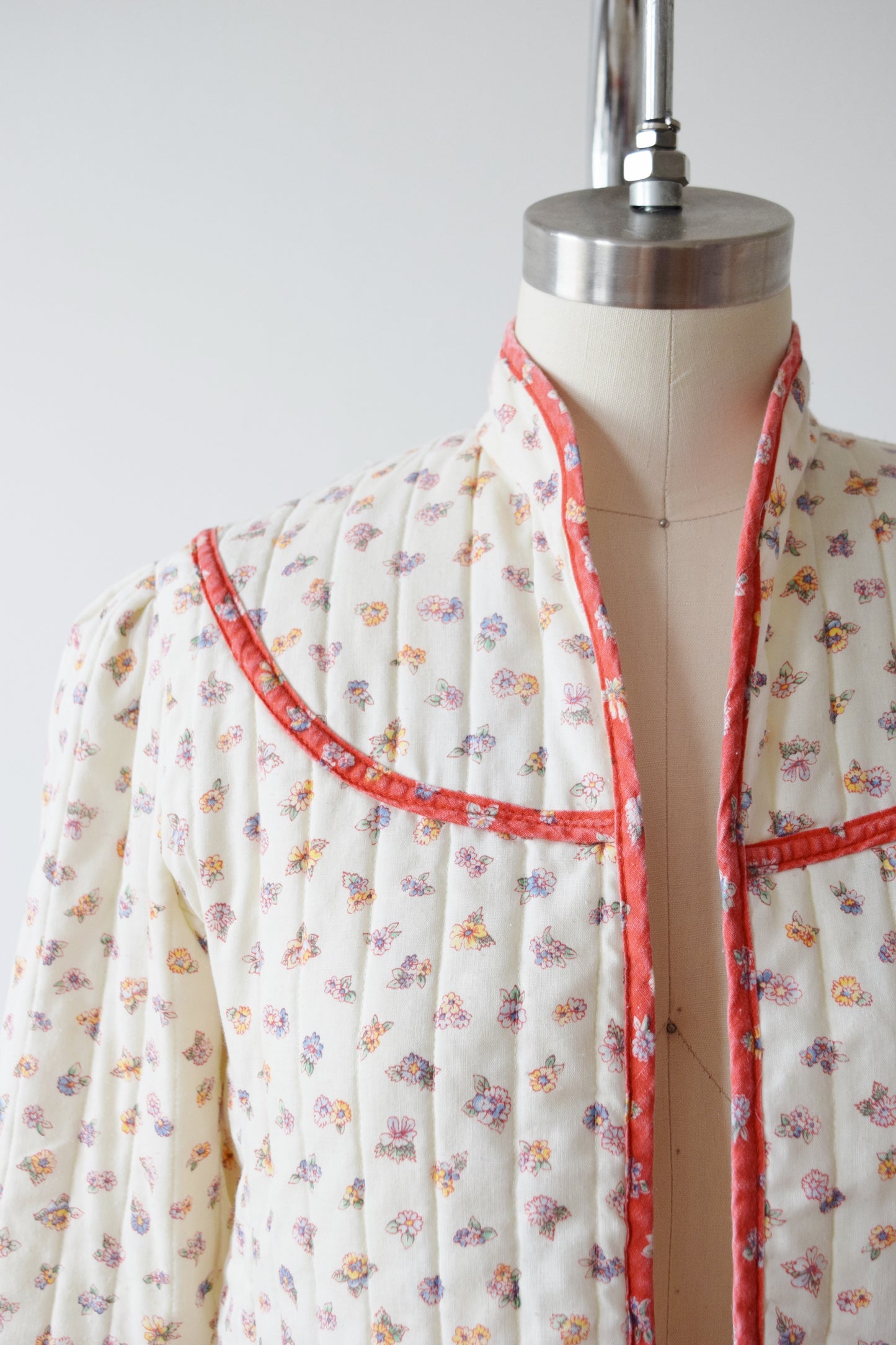 Maggie’s Farm Quilted Spring Floral Jacket | 1970s | S