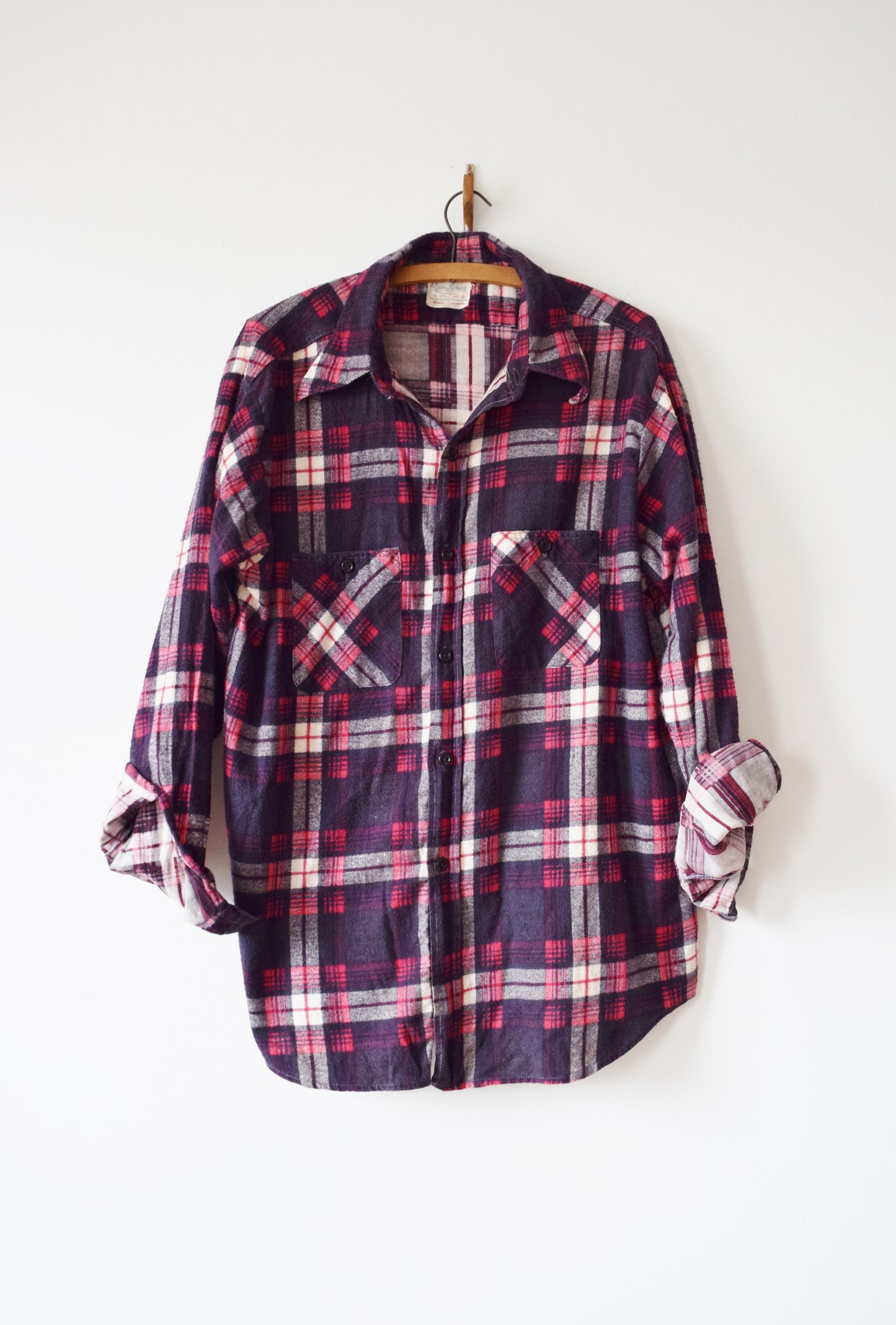 1960s/70s Super Soft Plaid Flannel | M-L