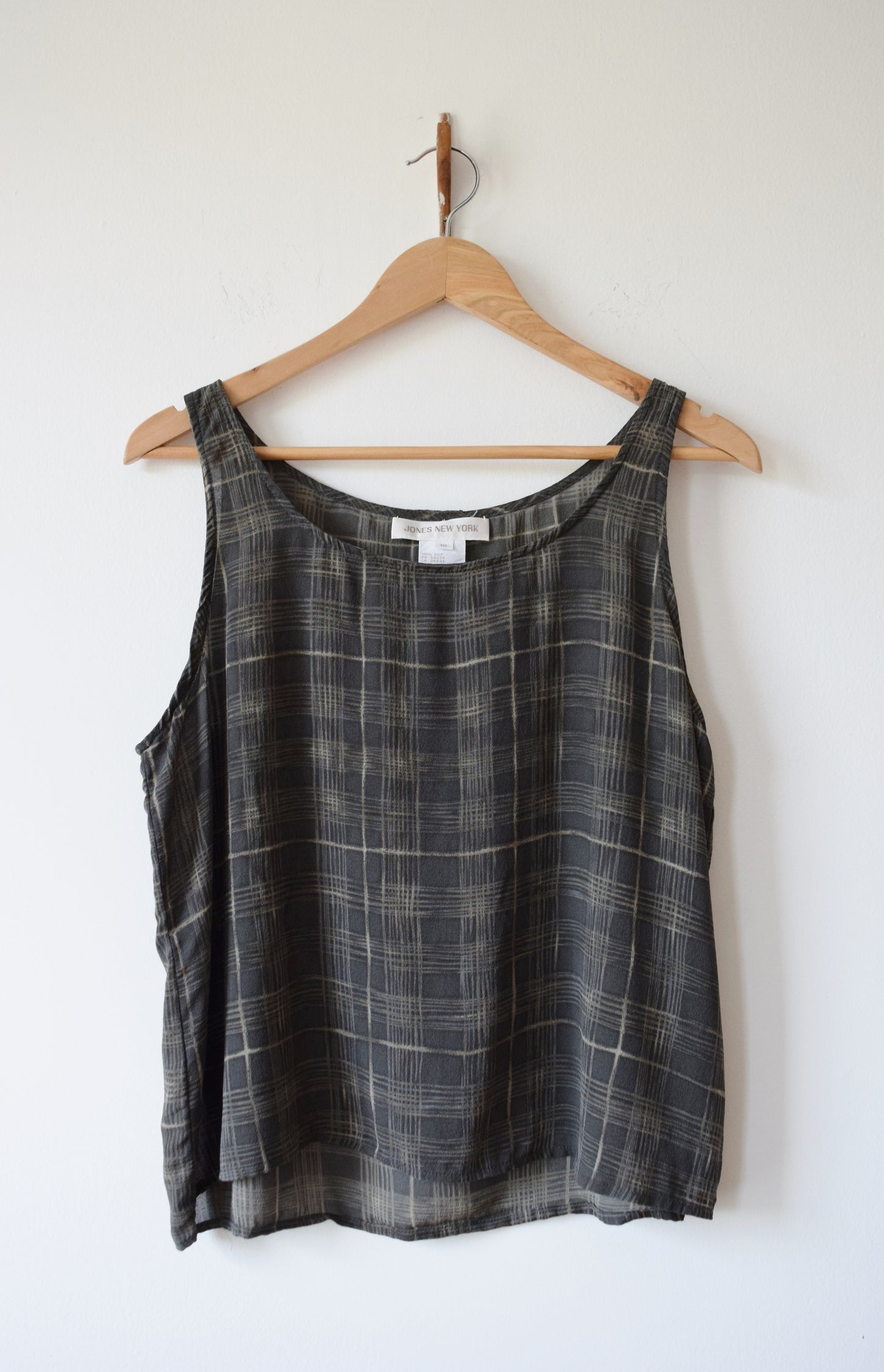 Printed Silk Tank | 1990s | M/L