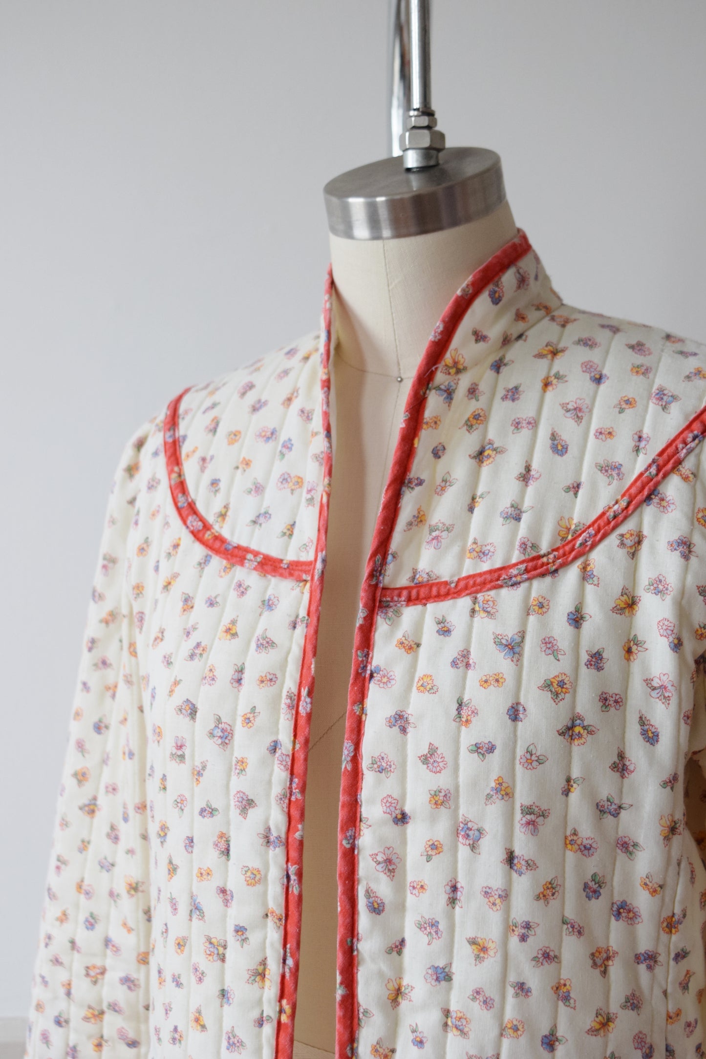 Maggie’s Farm Quilted Spring Floral Jacket | 1970s | S
