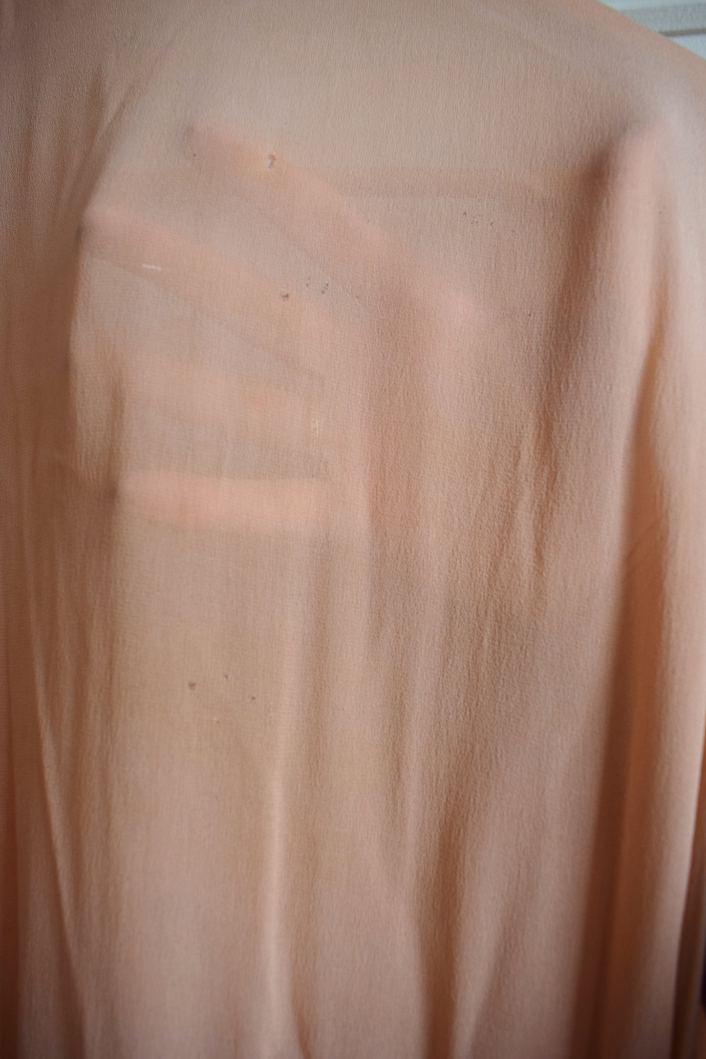 1920s Ballet Pink Beaded Silk Gown | S/M