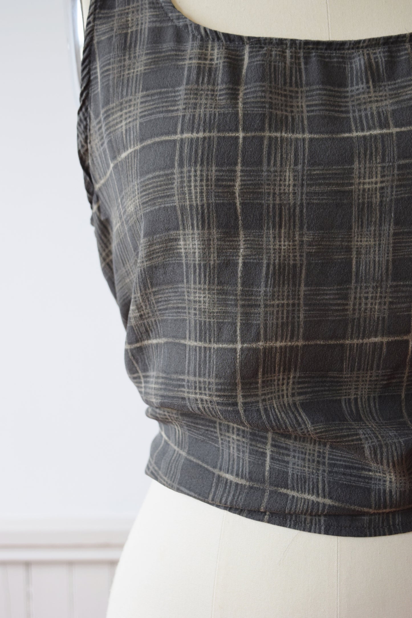 Printed Silk Tank | 1990s | M/L