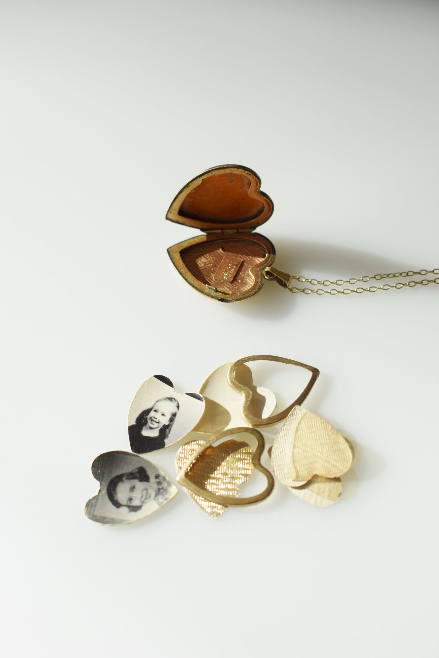 Vintage 1940s Gold-Fill Heart Locket | Initial H