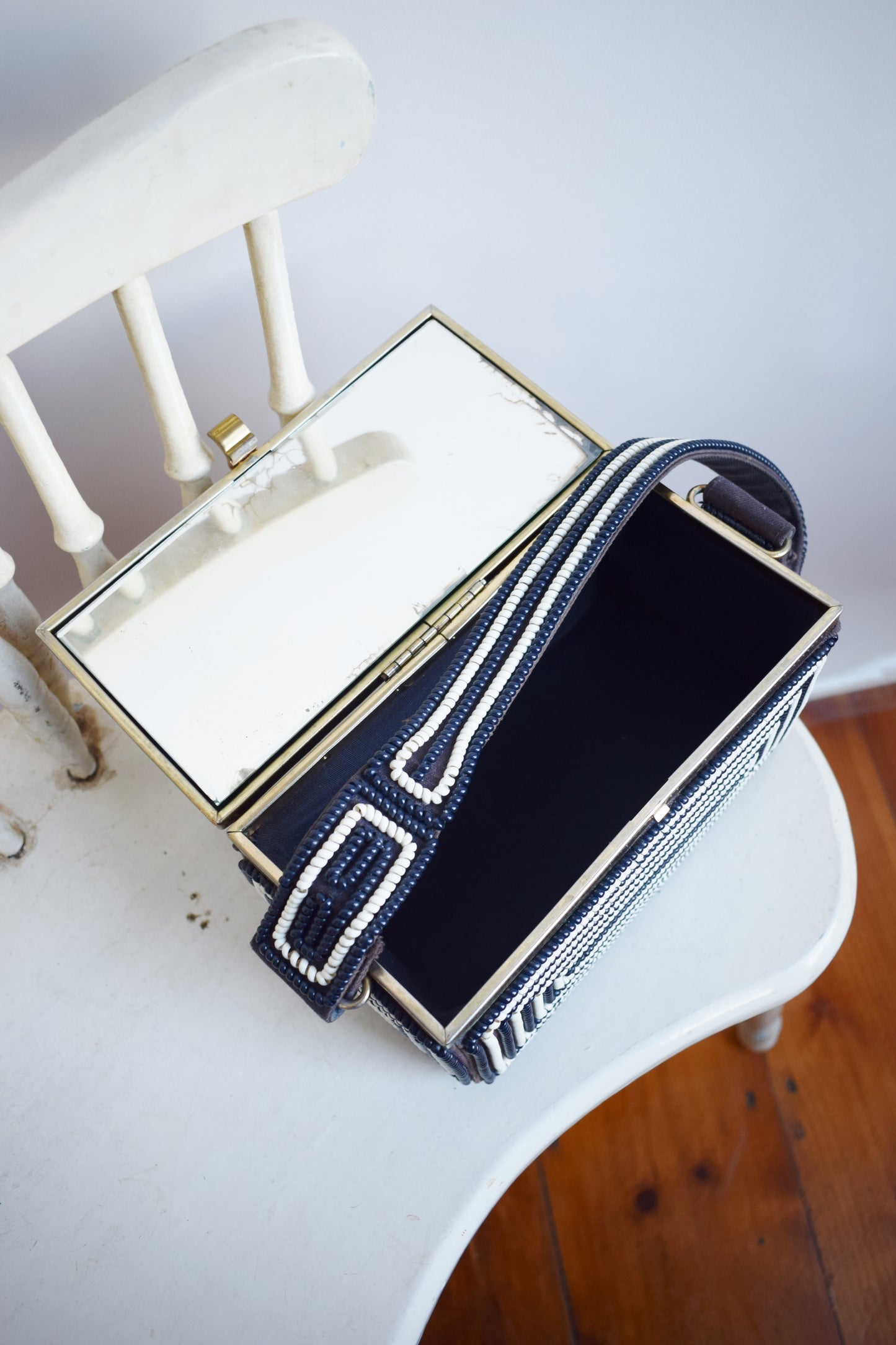 1940s Telephone Cord Box Handbag