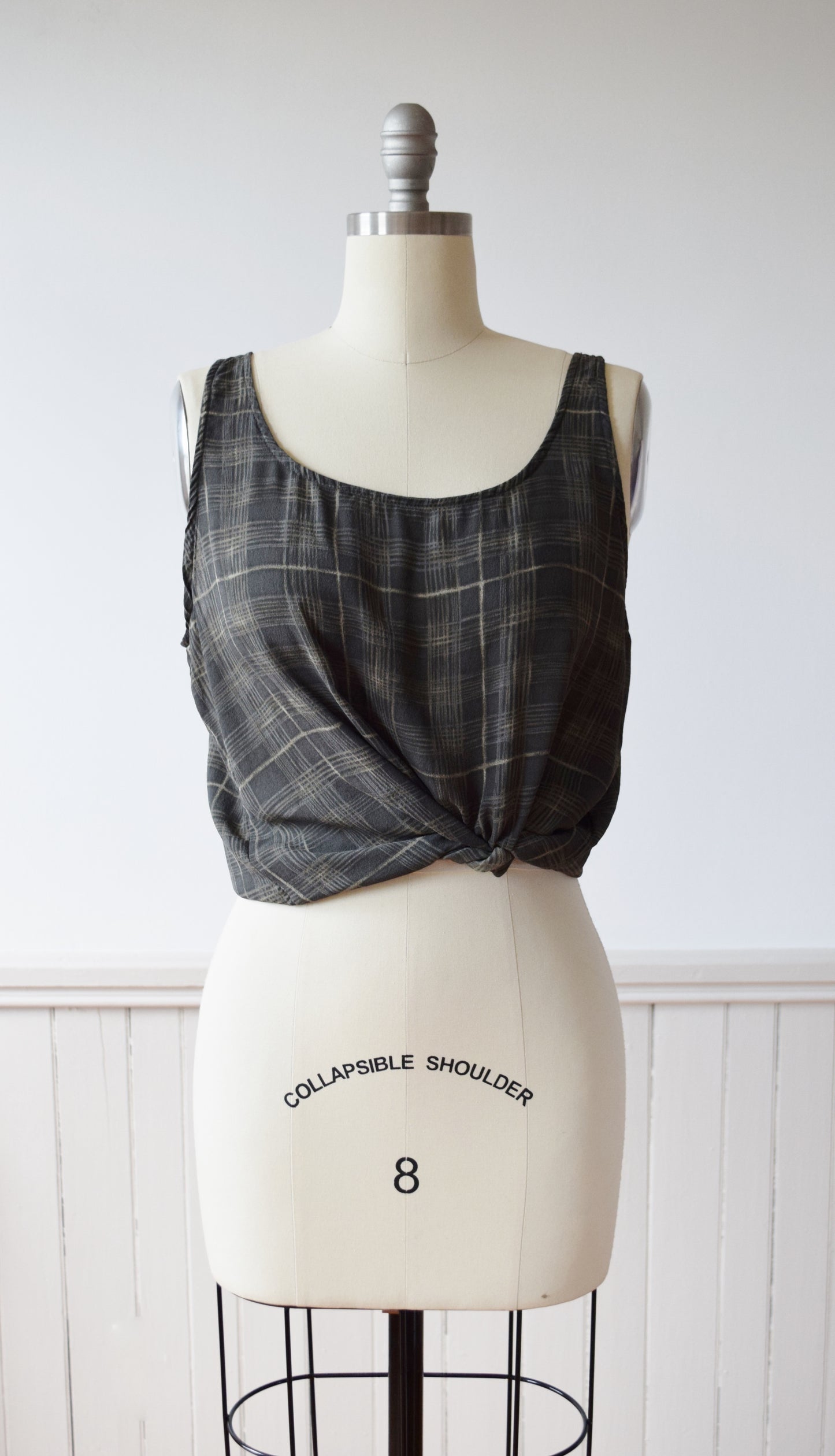 Printed Silk Tank | 1990s | M/L