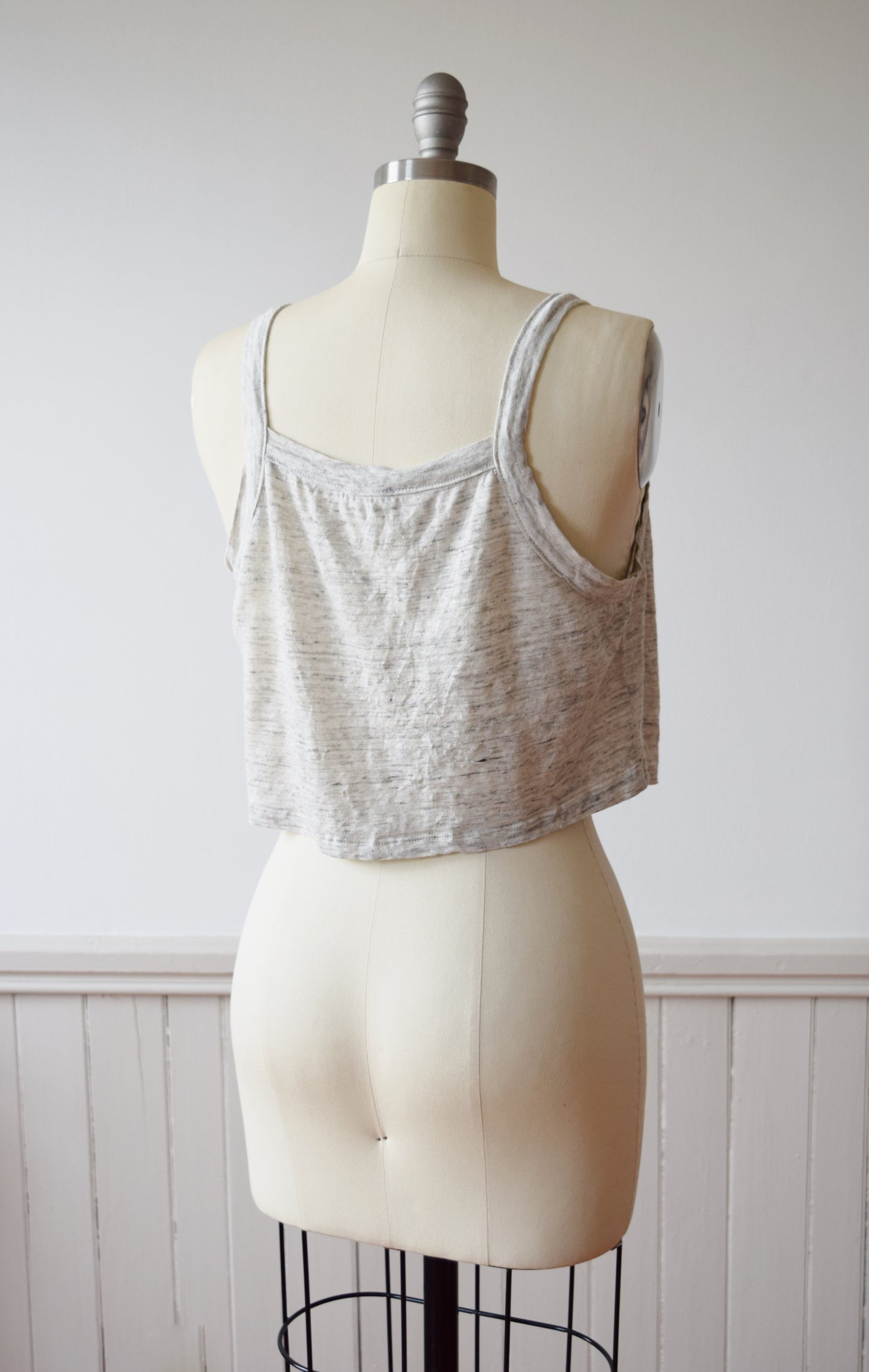 Knit Linen Cropped Tank | Modern | M/L
