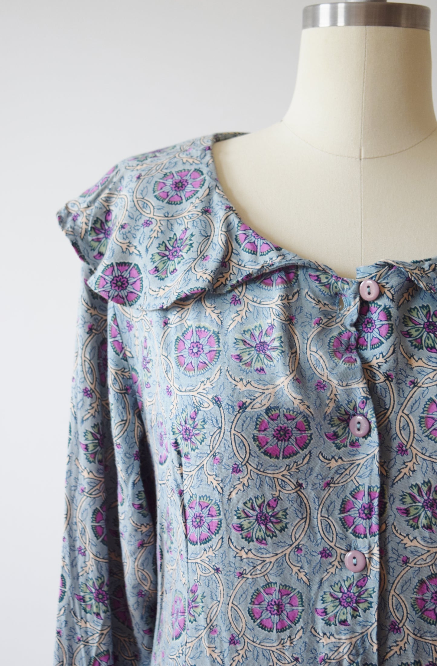 Adini Dropped Waist Dress | 1980s | S-M