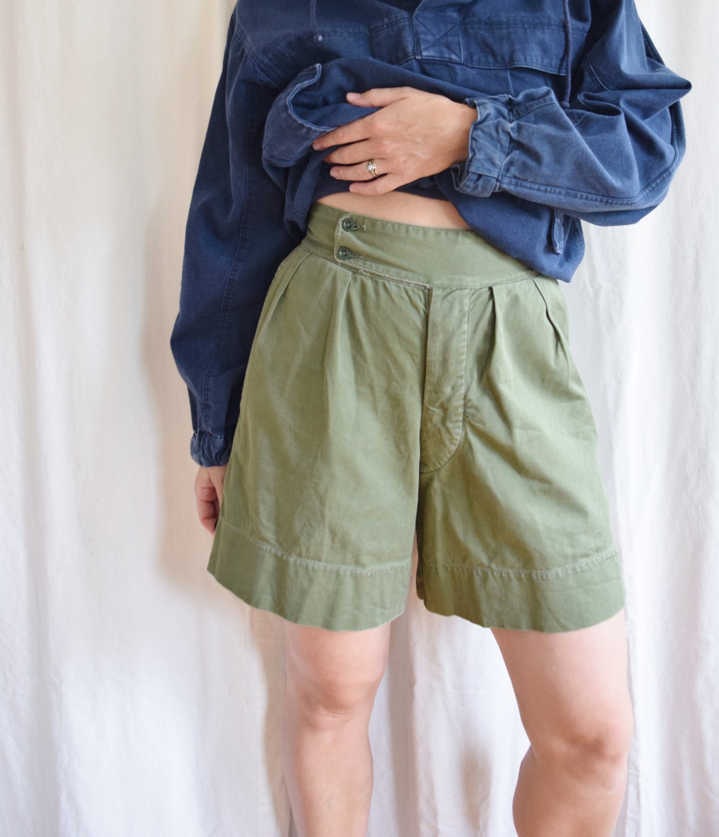 Vintage Mid-Century Ghurka Style Military Issue Shorts
