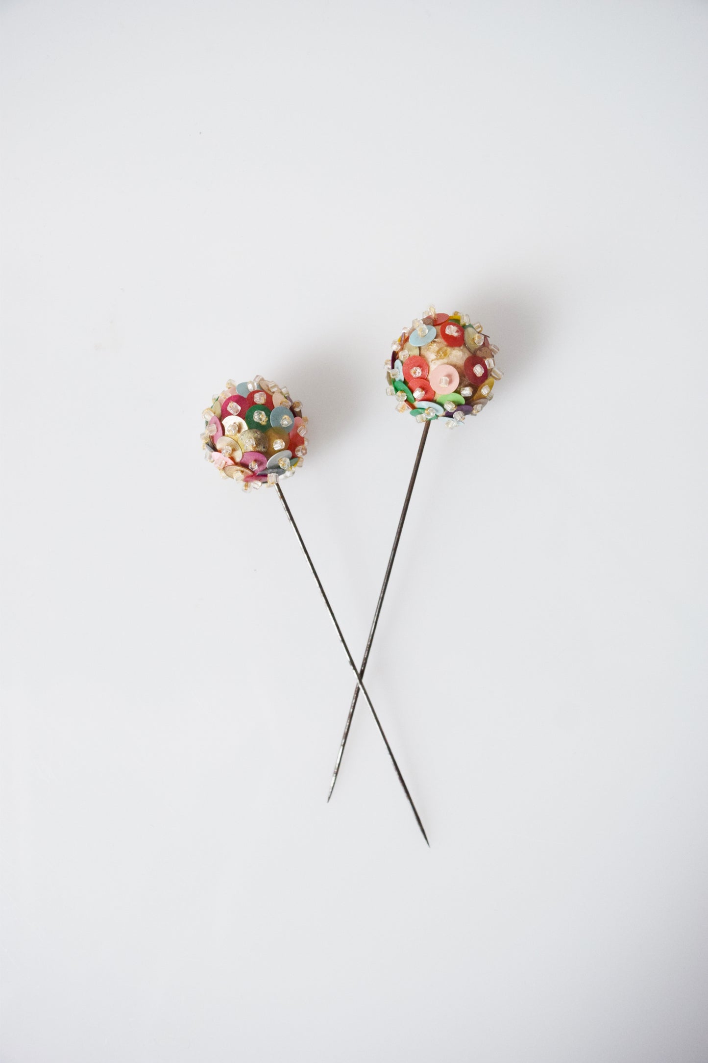 1940s Sequined Hat Pins