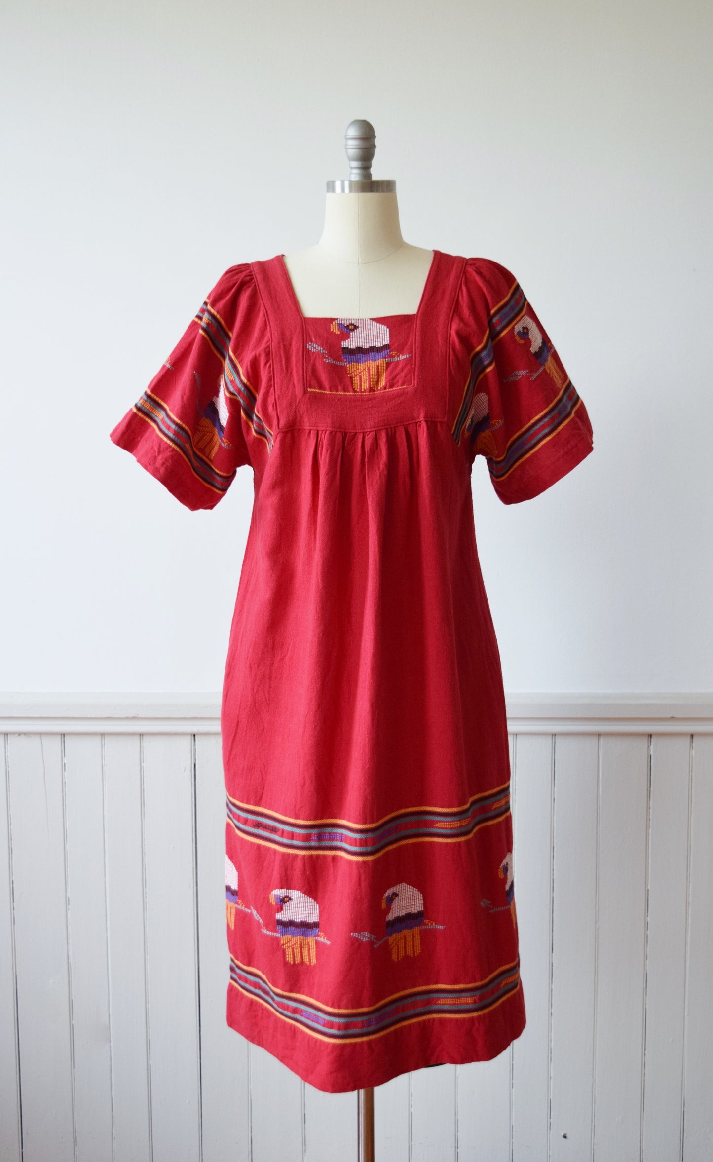 Guatemalan Market Dress | 1970s | S/M