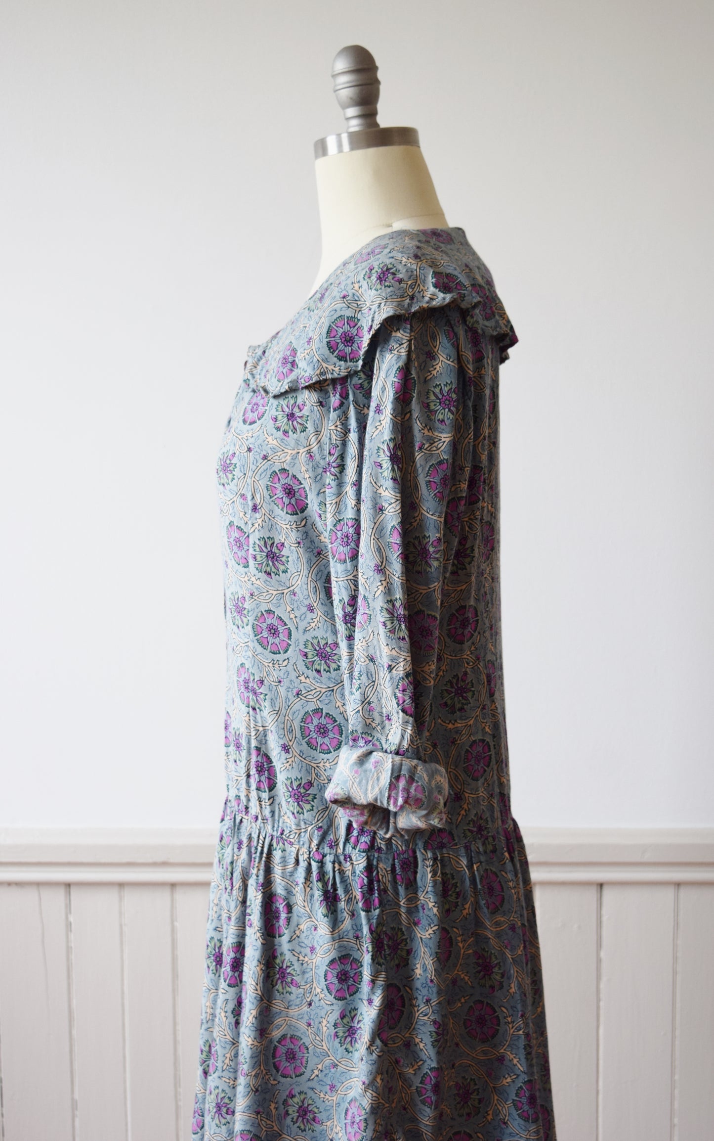 Adini Dropped Waist Dress | 1980s | S-M