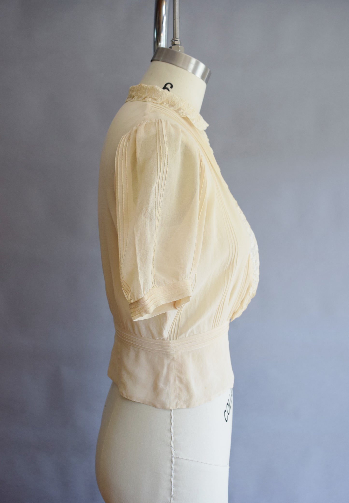 1930s Silk Crepe Blouse