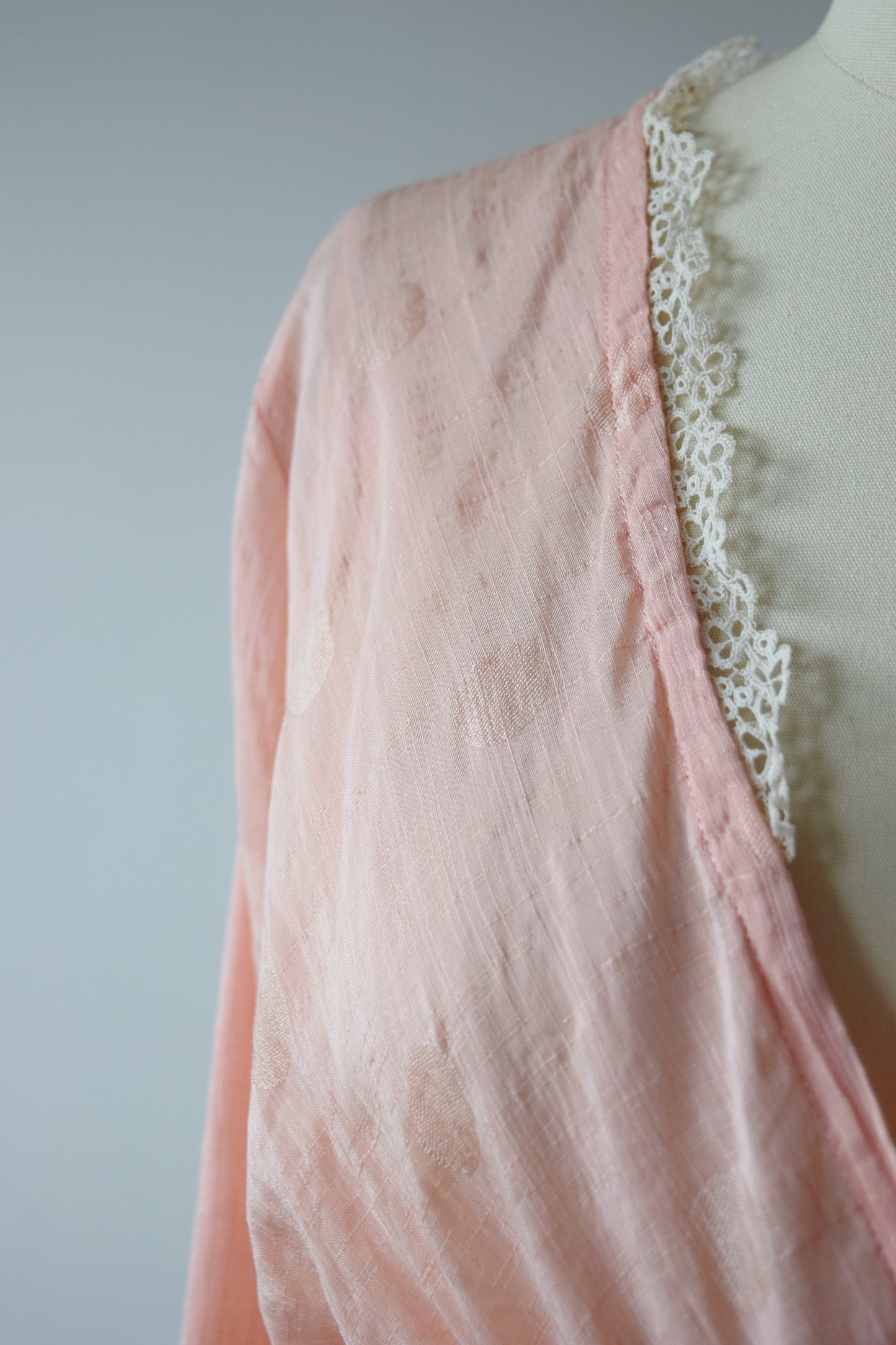 Edwardian Wrap Blouse | 1910s | S/M