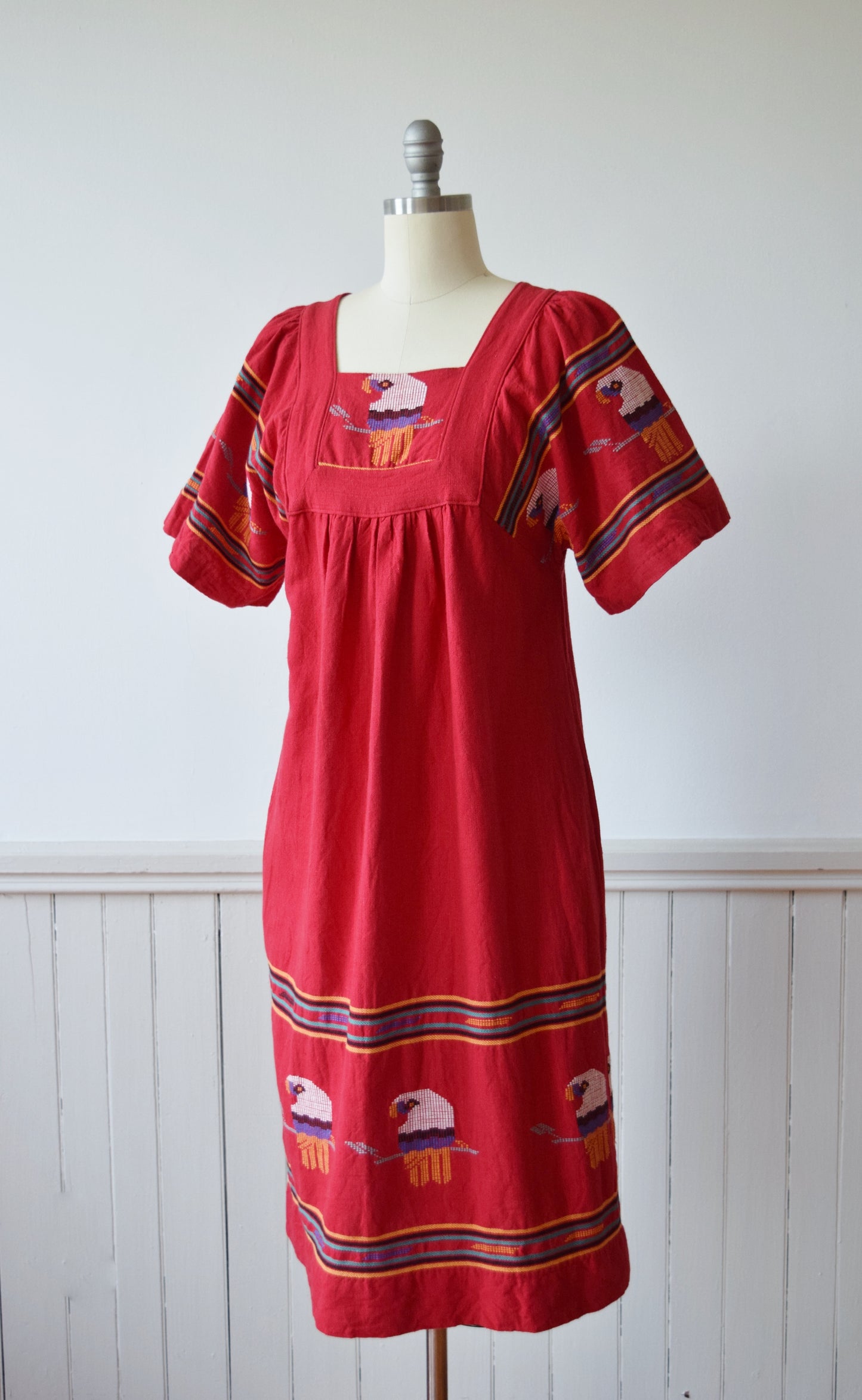 Guatemalan Market Dress | 1970s | S/M
