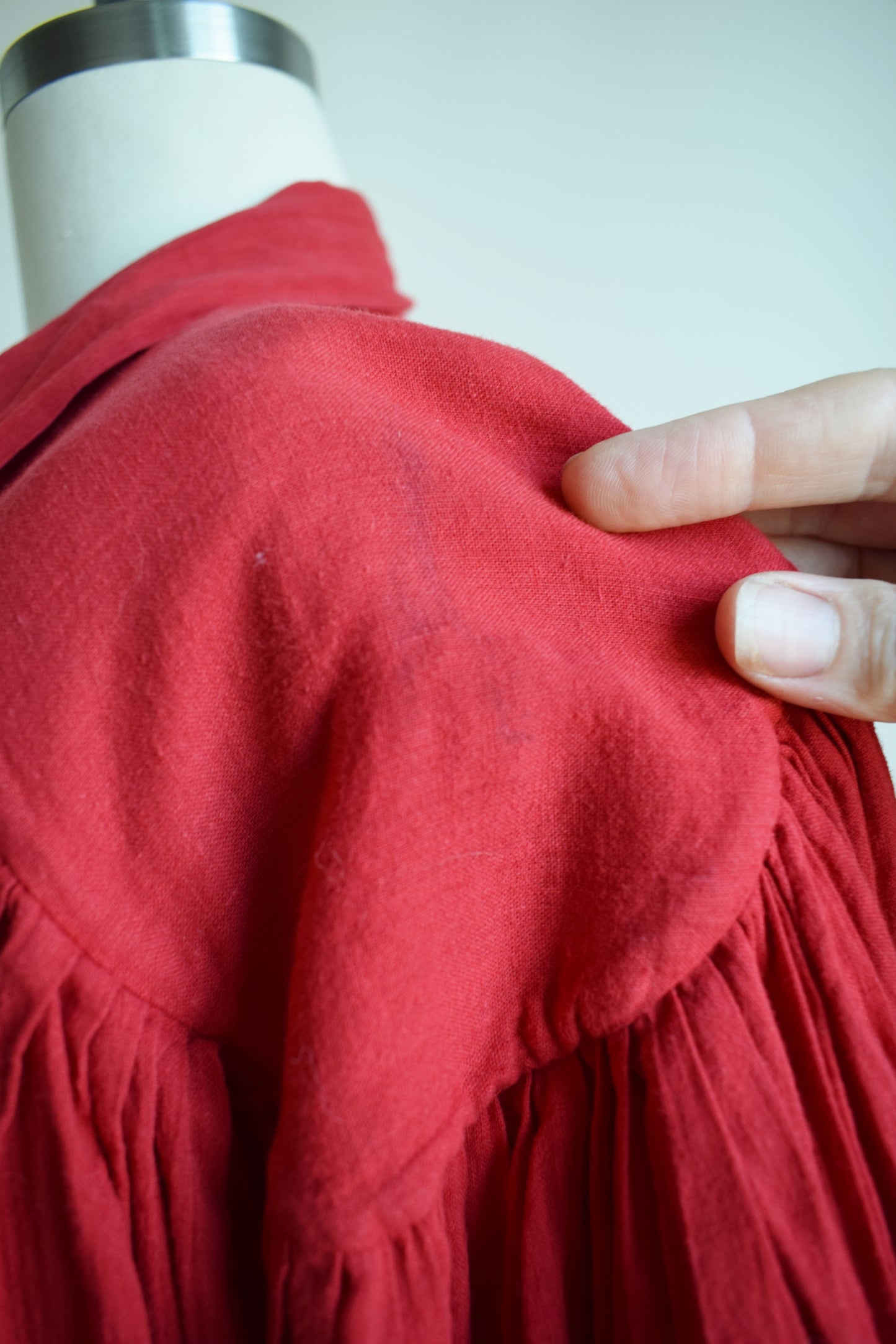 80s Cotton Gauze Poet Blouse by Norma Kamali | S/M