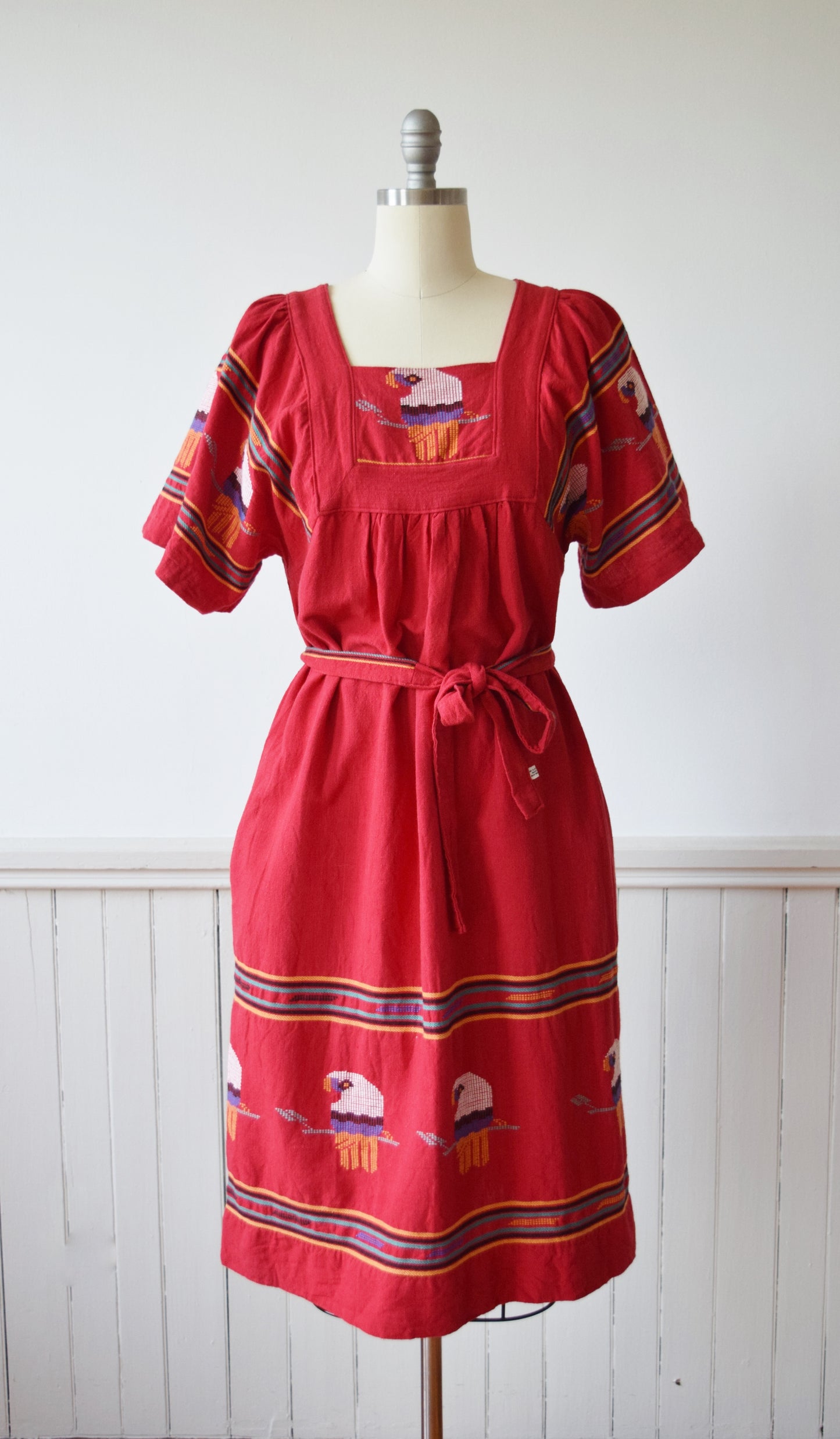 Guatemalan Market Dress | 1970s | S/M