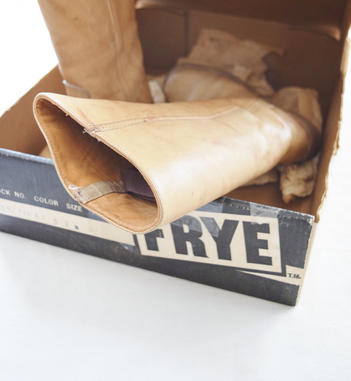 1970s Frye Campus Boots | Vintage Frye Boots | Banana Tan Frye Boots | Women's US Size 5