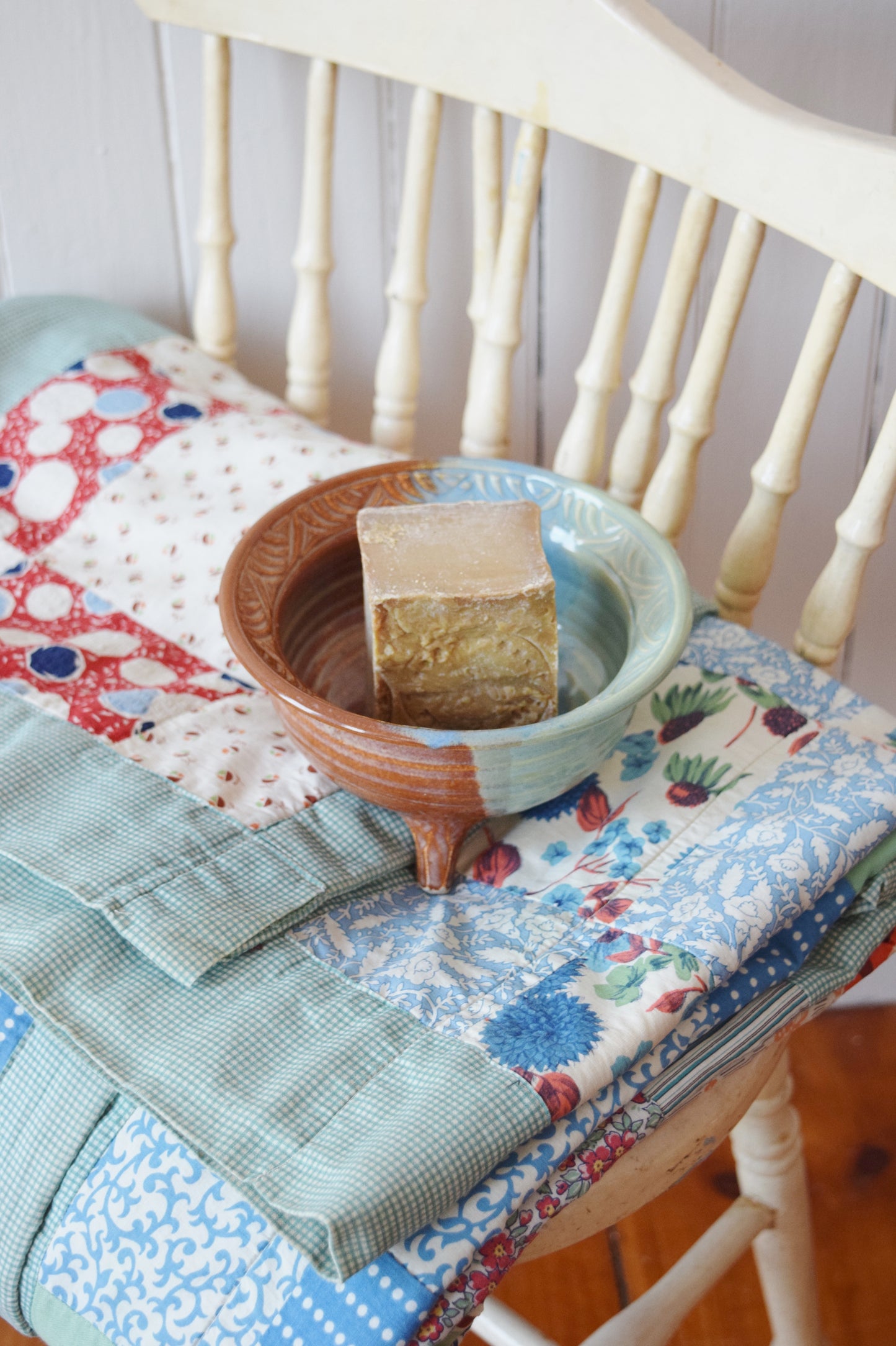 Hand Turned Footed Ceramic Pot