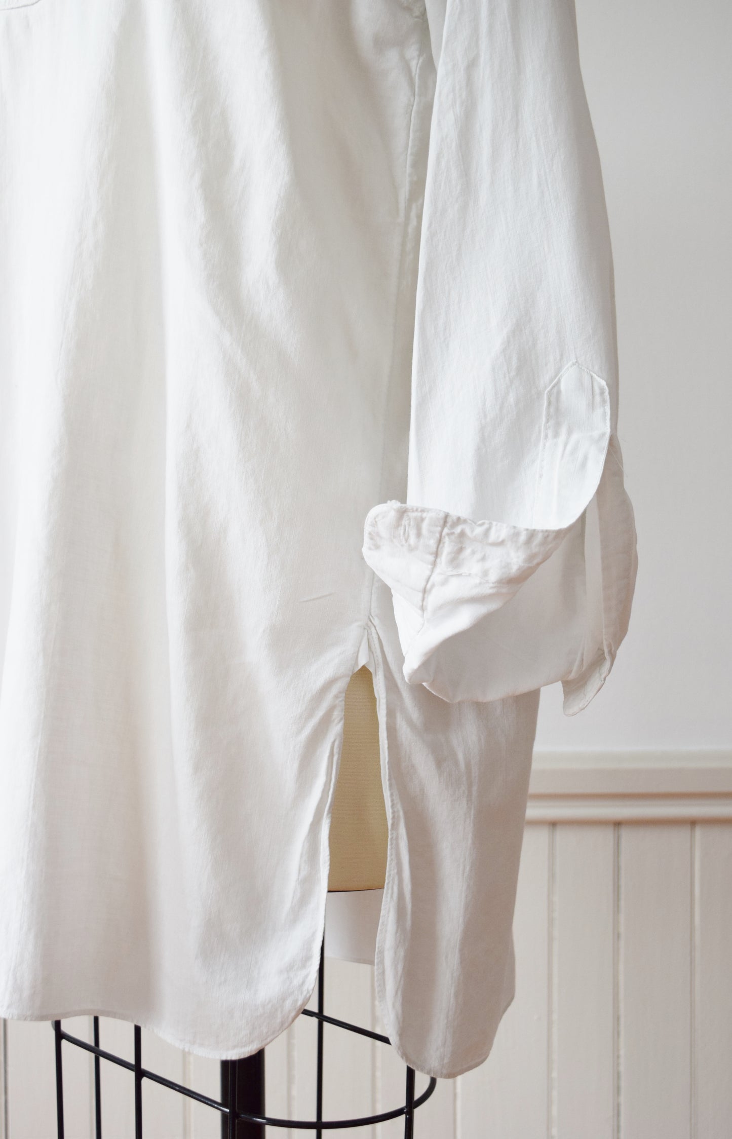 Antique Edwardian Men's Dress Shirt | S-L