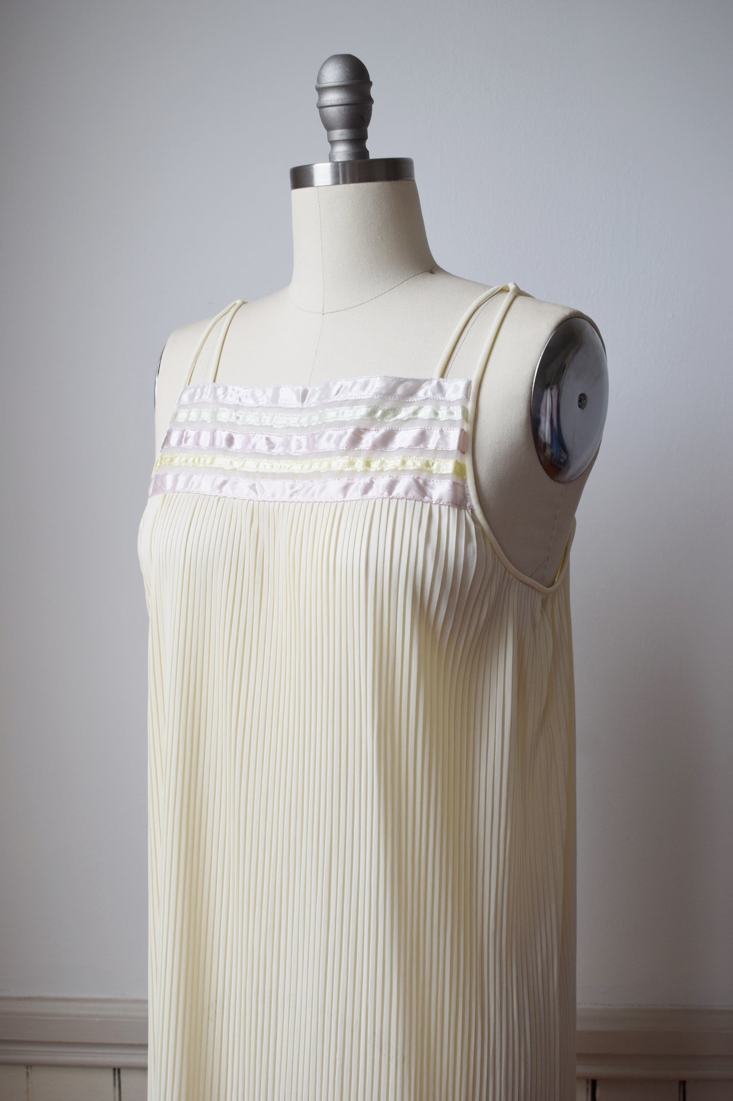 Vintage Micro Pleat Nap Dress | S/M