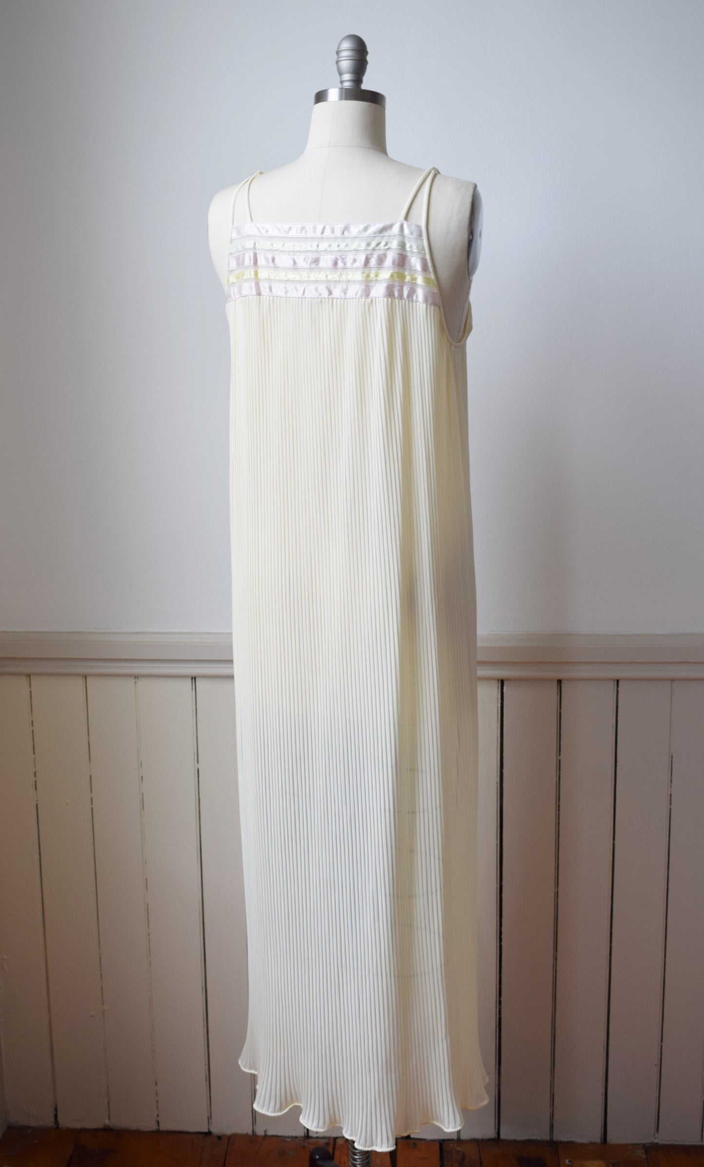 Vintage Micro Pleat Nap Dress | S/M