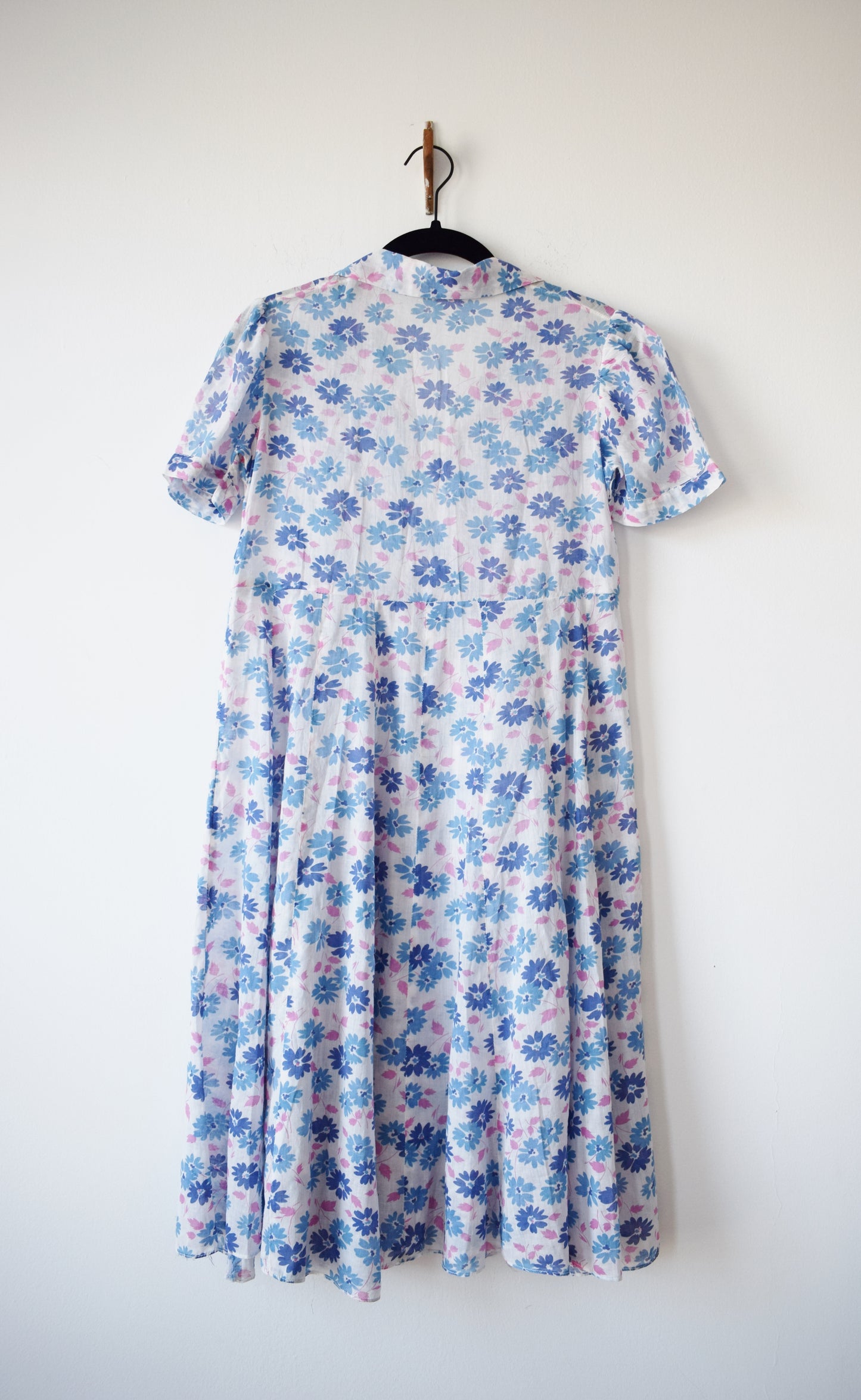 1930s Cotton Floral Frock | XS P | wounded bird