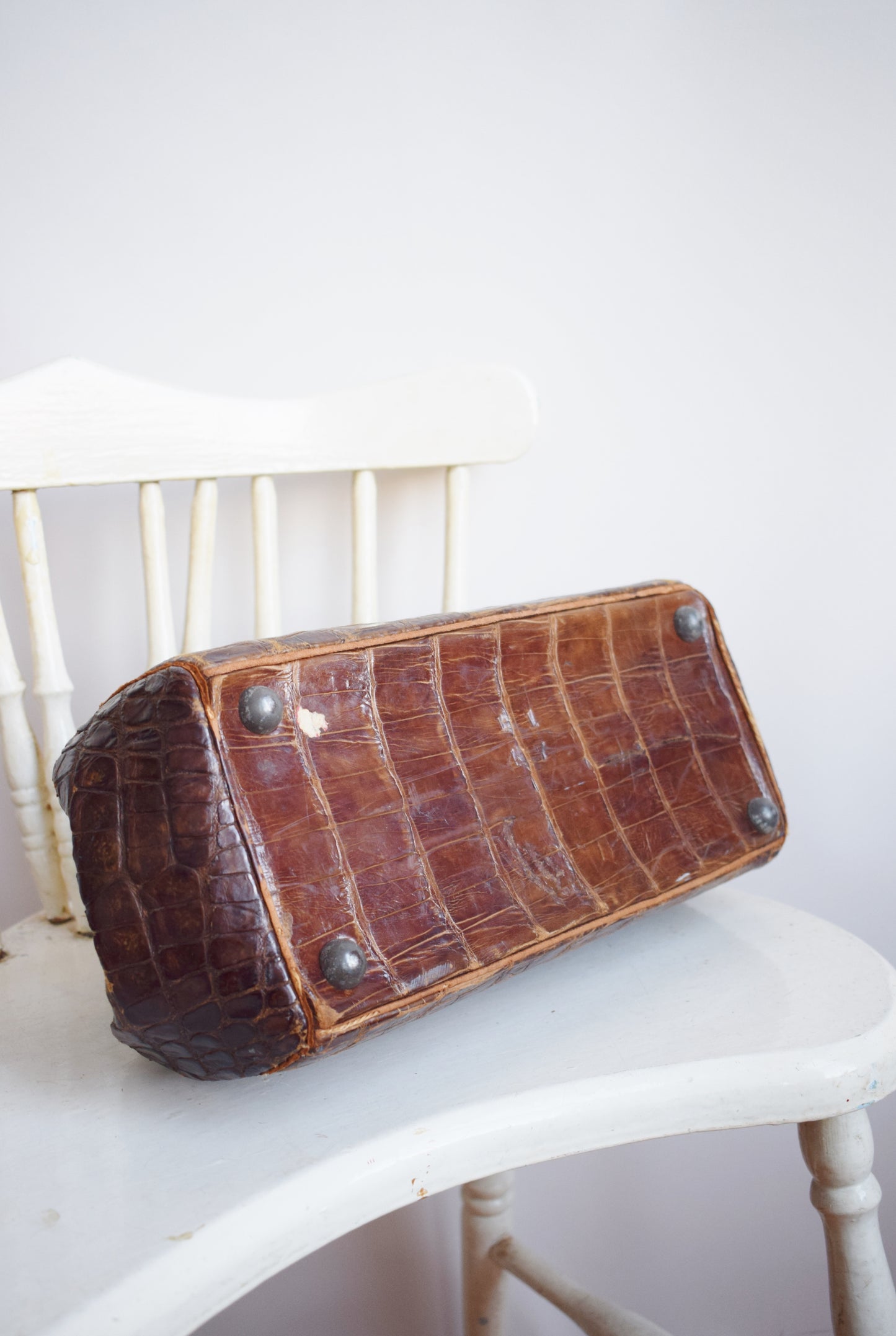 Victorian Alligator Hide Doctor's Bag