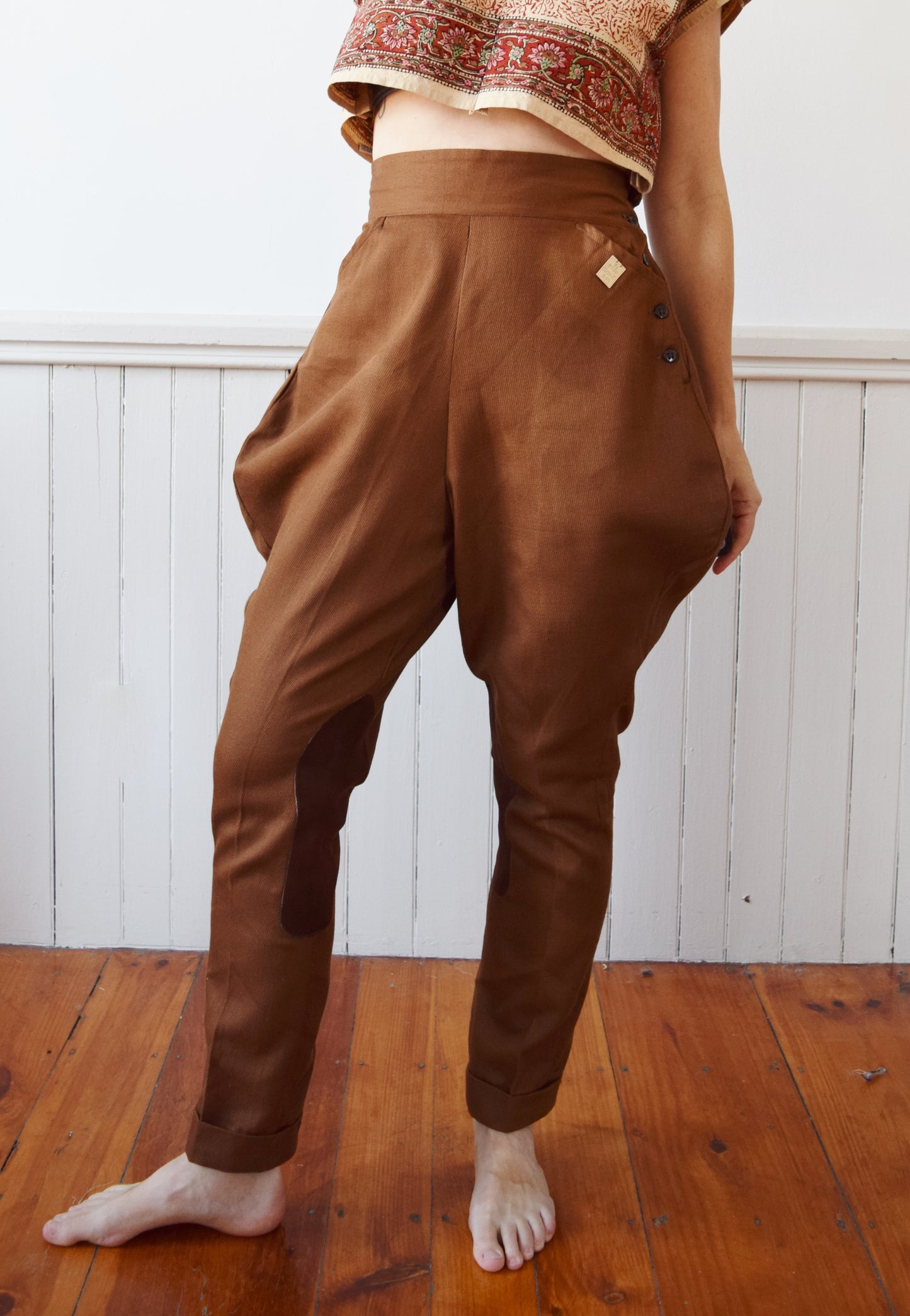 1940s Jodhpur Style Riding Breeches by Champ | 30" W