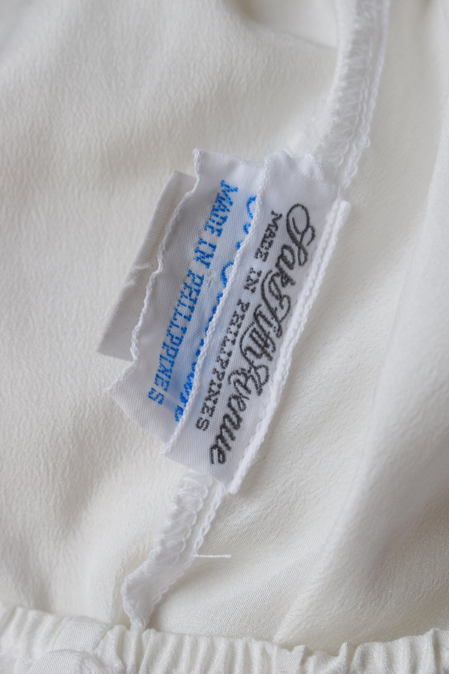 Vintage White Ruffled Tap Pants from Saks | S/M