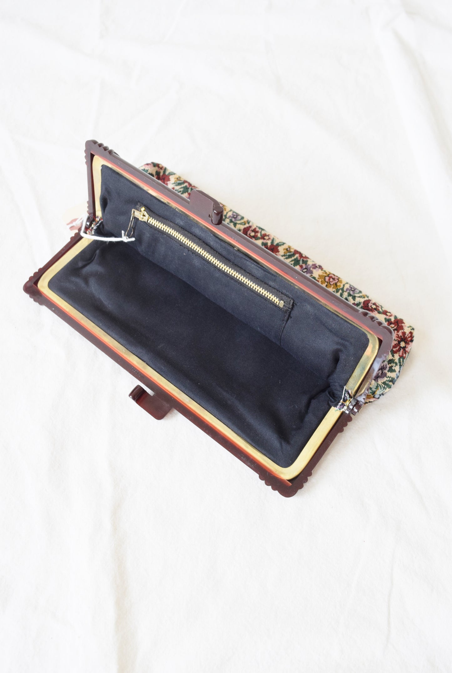 1970s Tapestry Fabric Clutch