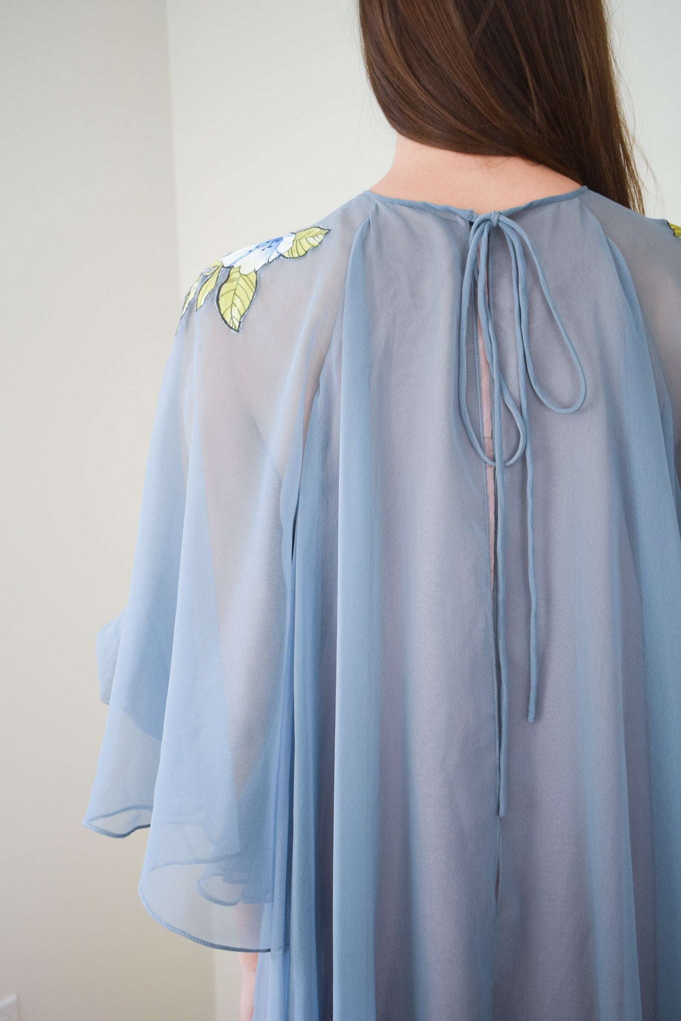 1970s Jean Varon Chiffon Dress | S/M