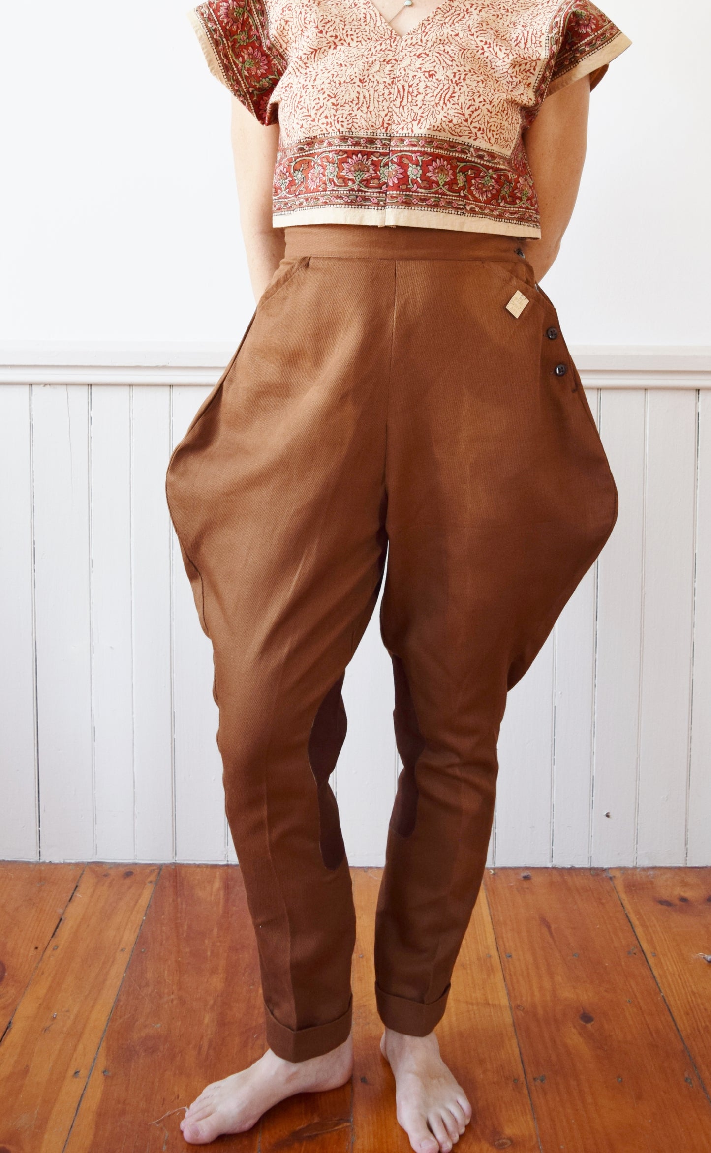 1940s Jodhpur Style Riding Breeches by Champ | 30" W