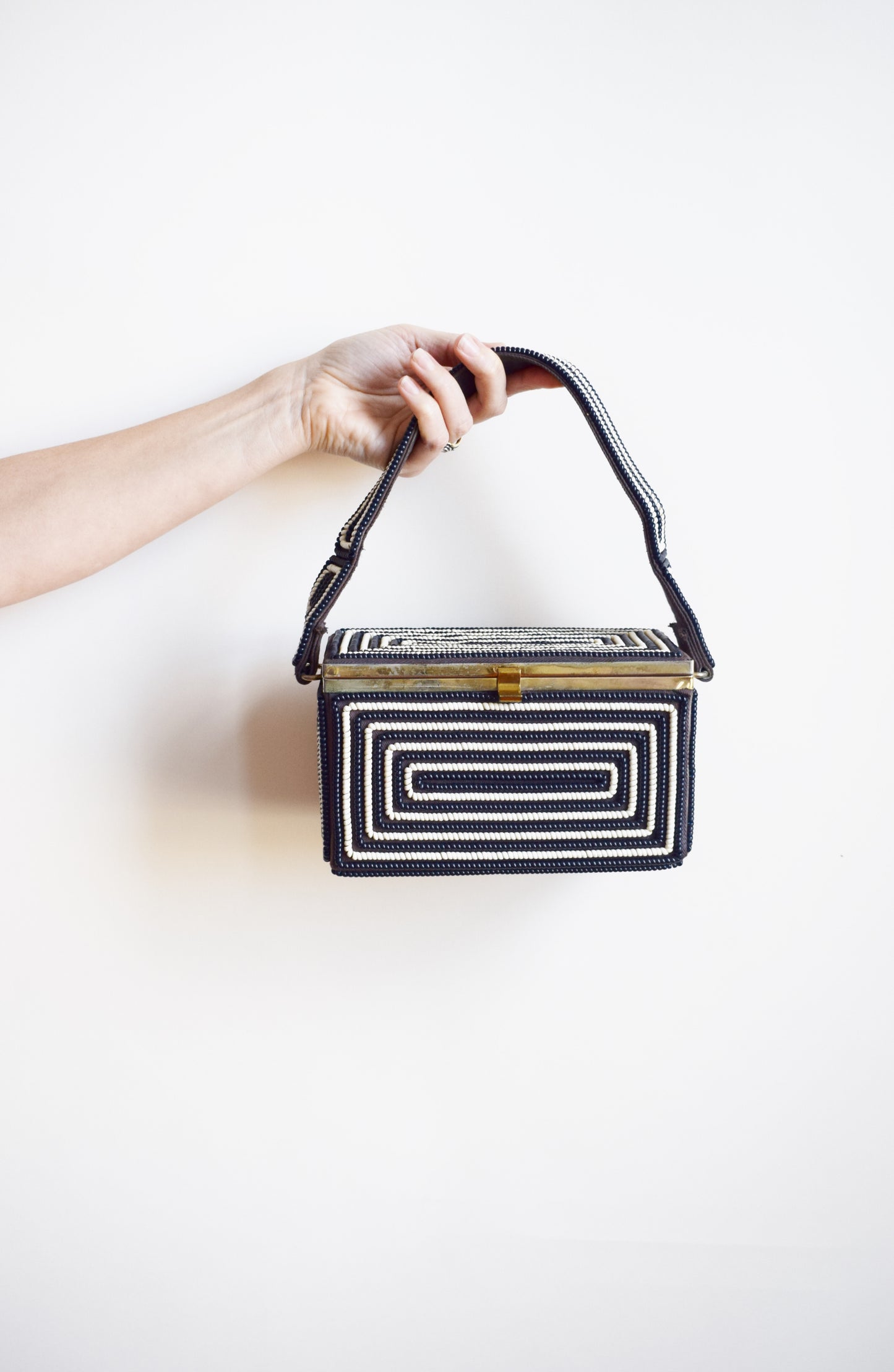 1940s Telephone Cord Box Handbag