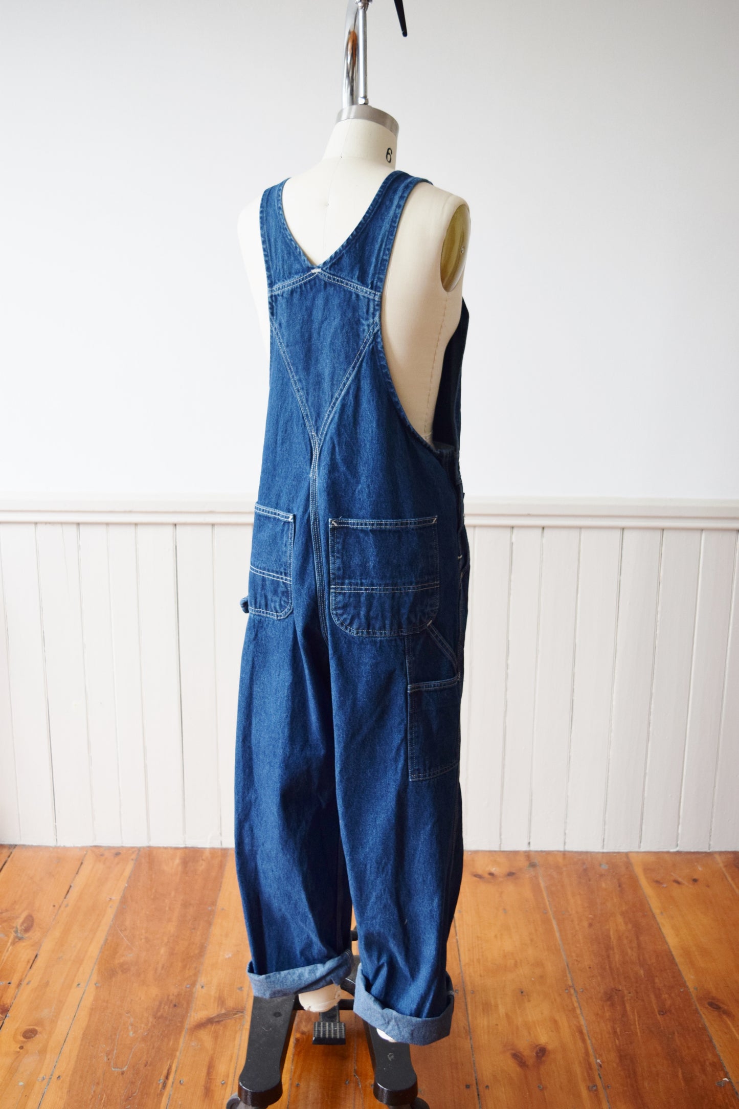 Vintage Carhartt Dark Wash Denim Overalls | S-S/M