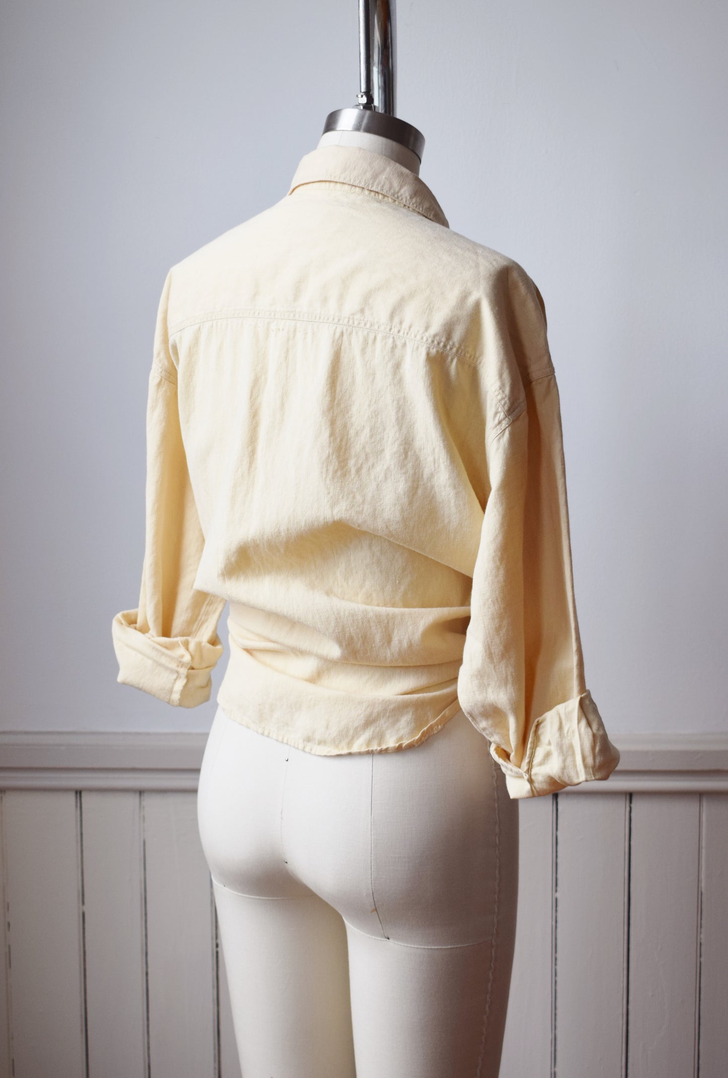 Vintage Staple Linen Button Up | S/M