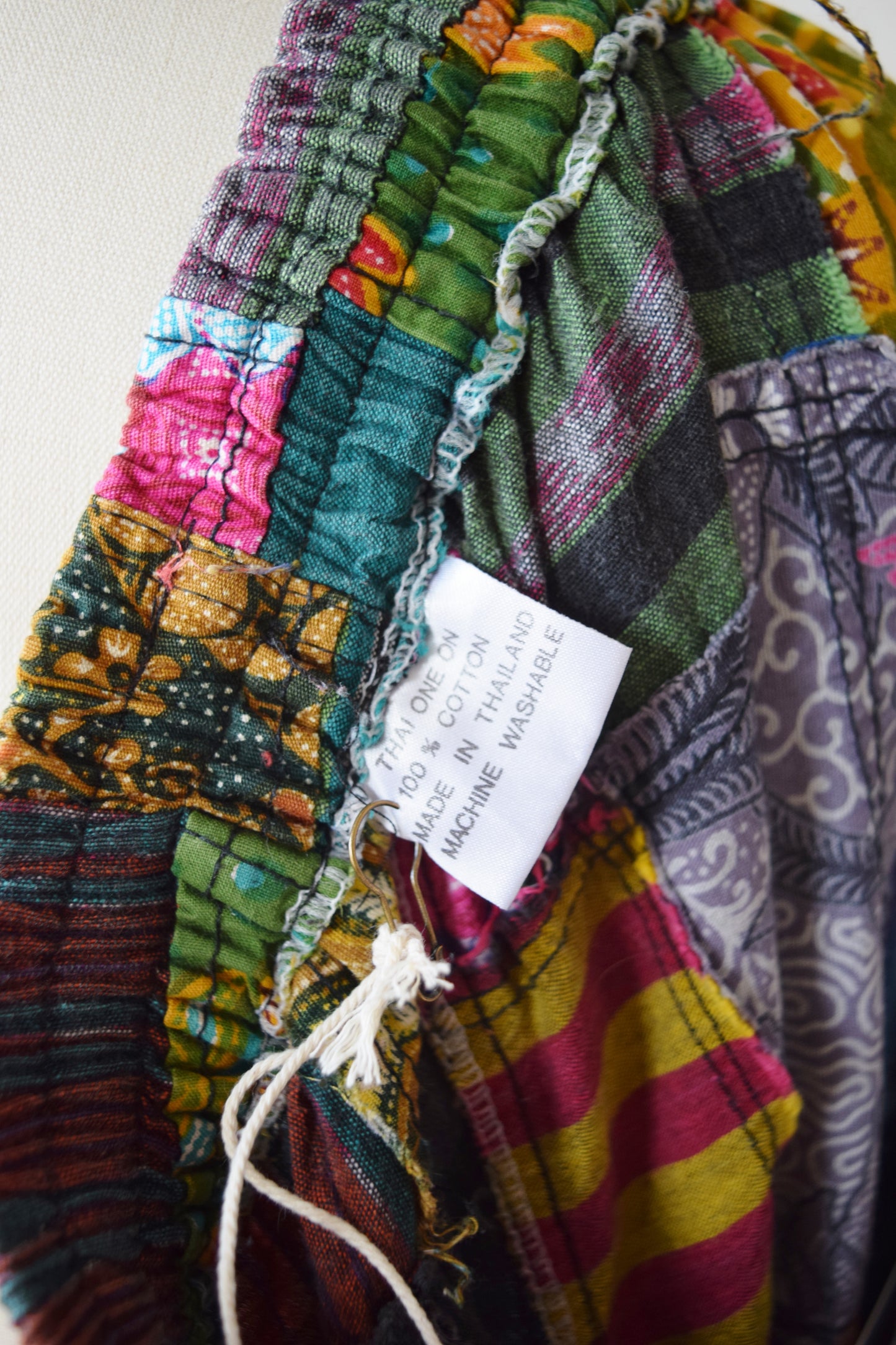 Thai One On Patchwork Pants | 1990s | M
