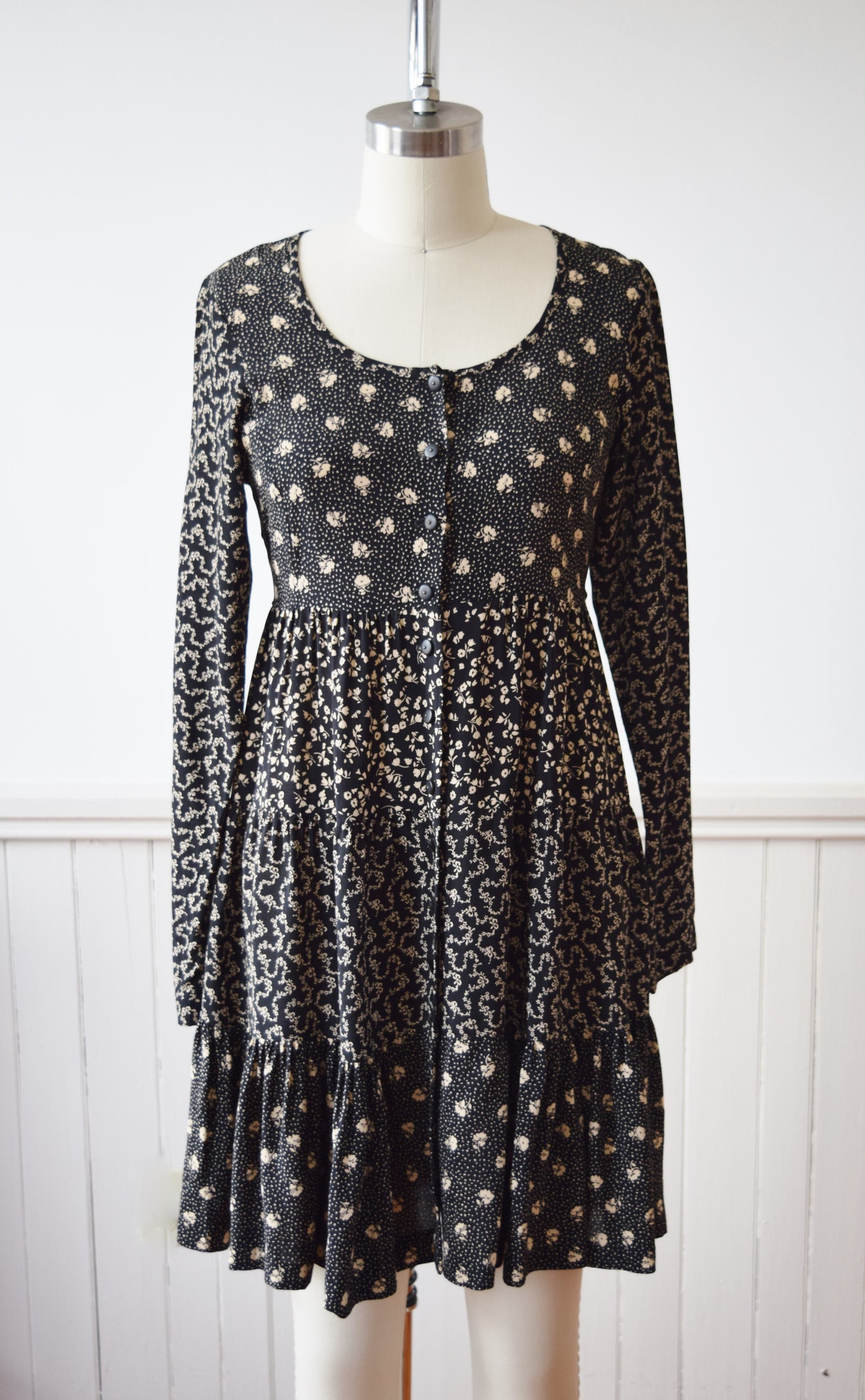 Betsey Johnson Mini Broom Skirt Dress | 1990s | XS/SP