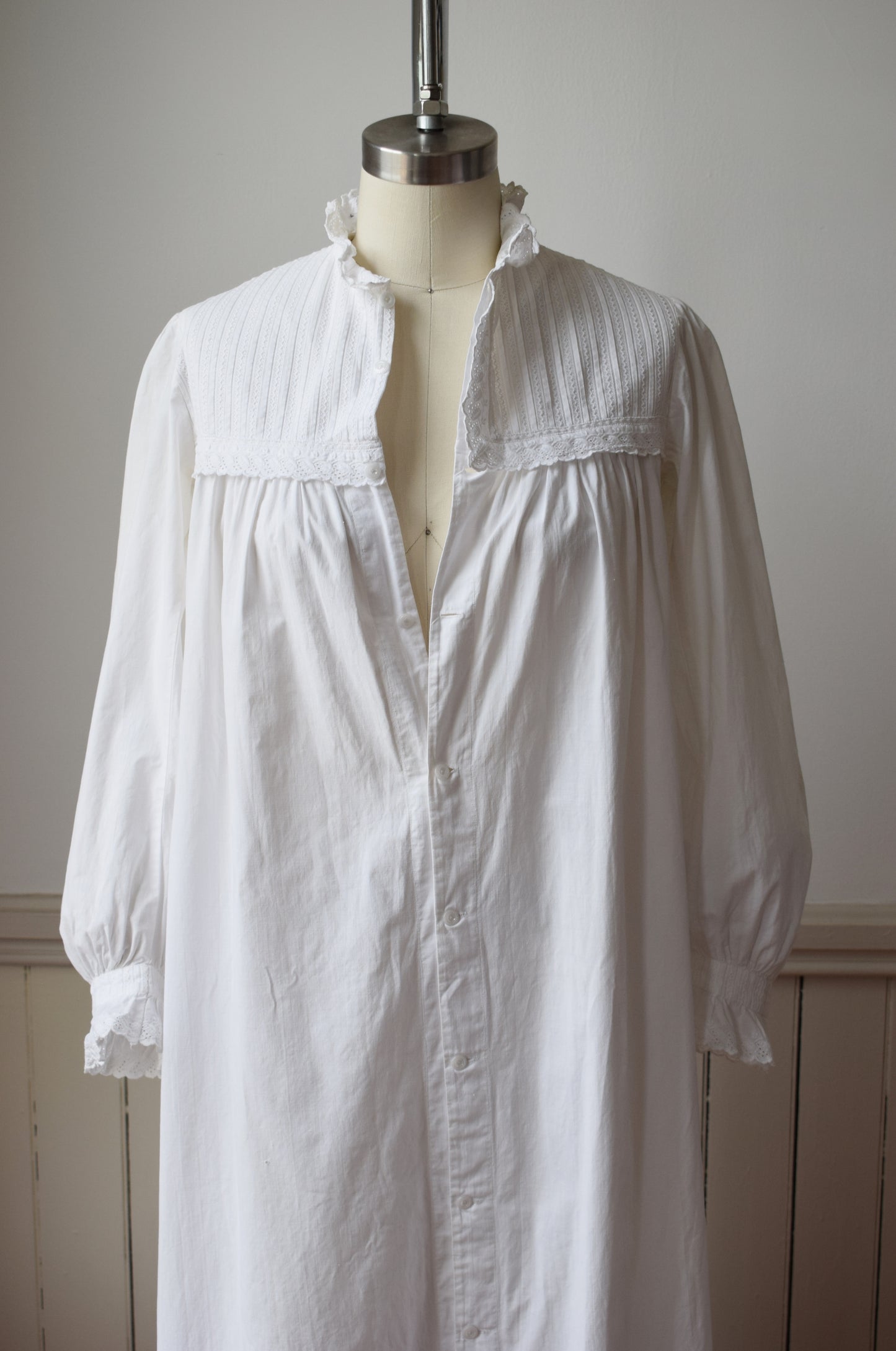 Antique Edwardian Nap Dress | S/M