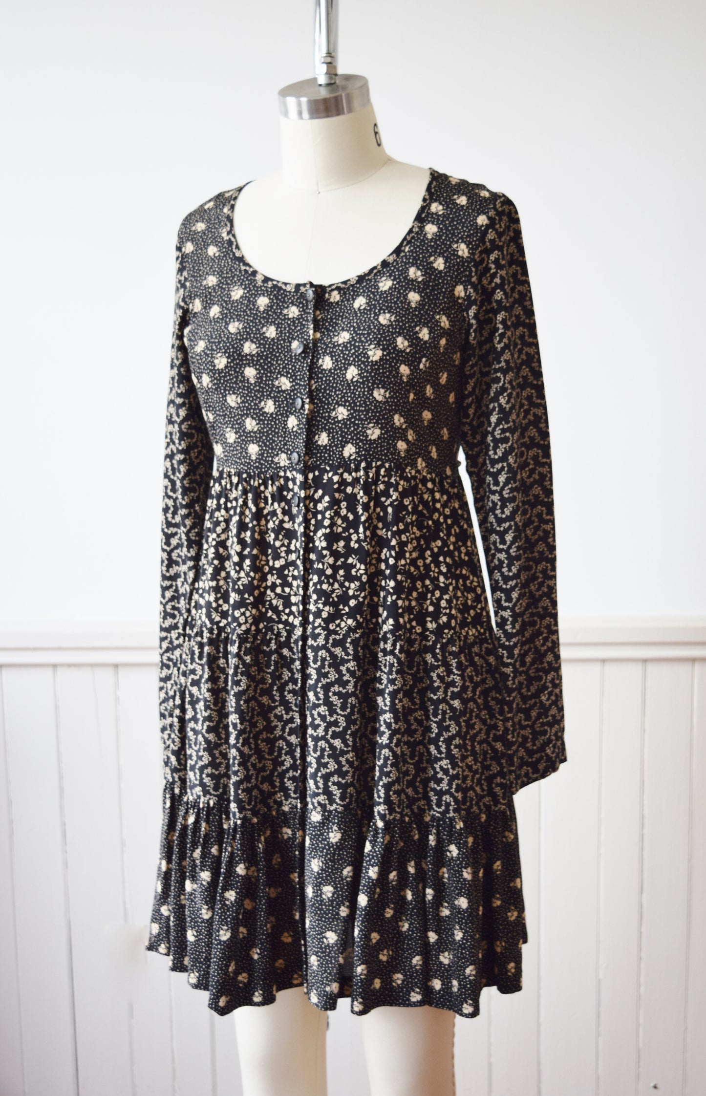 Betsey Johnson Mini Broom Skirt Dress | 1990s | XS/SP