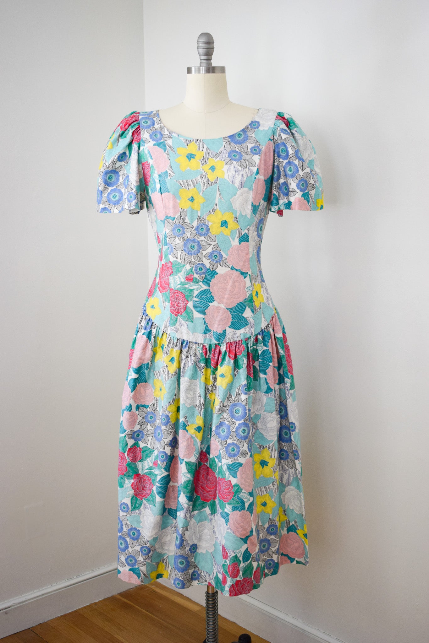 Belle France Floral Print Dress | M