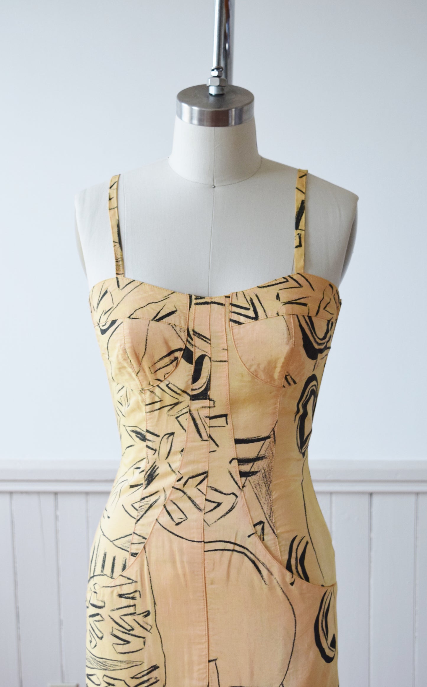 A Very Sleek Dress by Betty Barclay | 1980s | XS