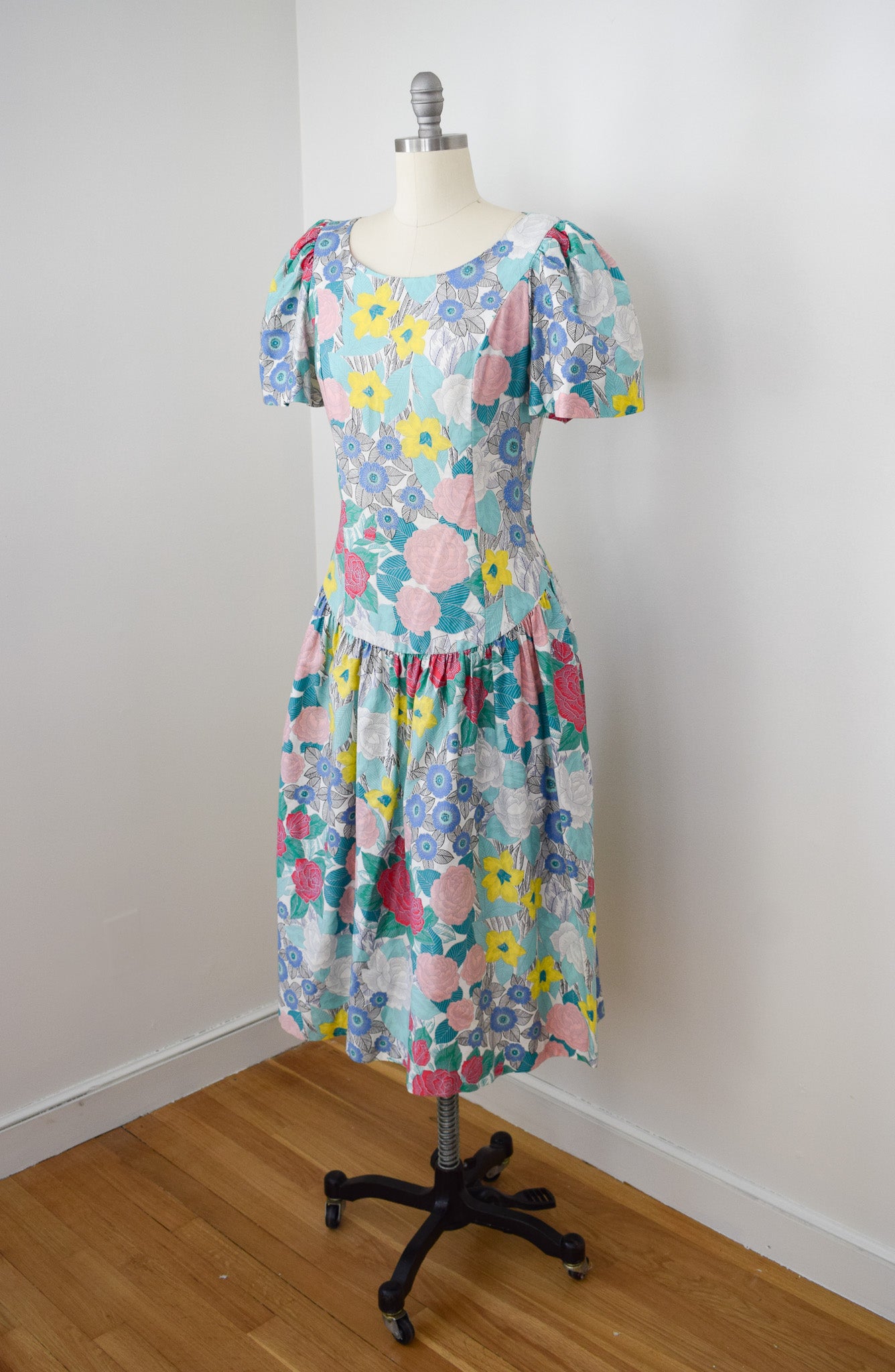 Belle France Floral Print Dress | M