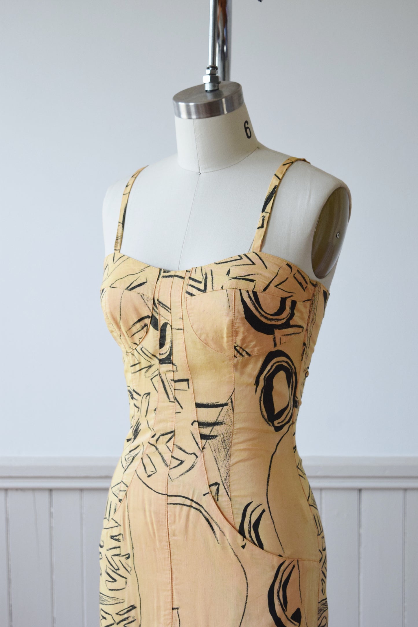 A Very Sleek Dress by Betty Barclay | 1980s | XS