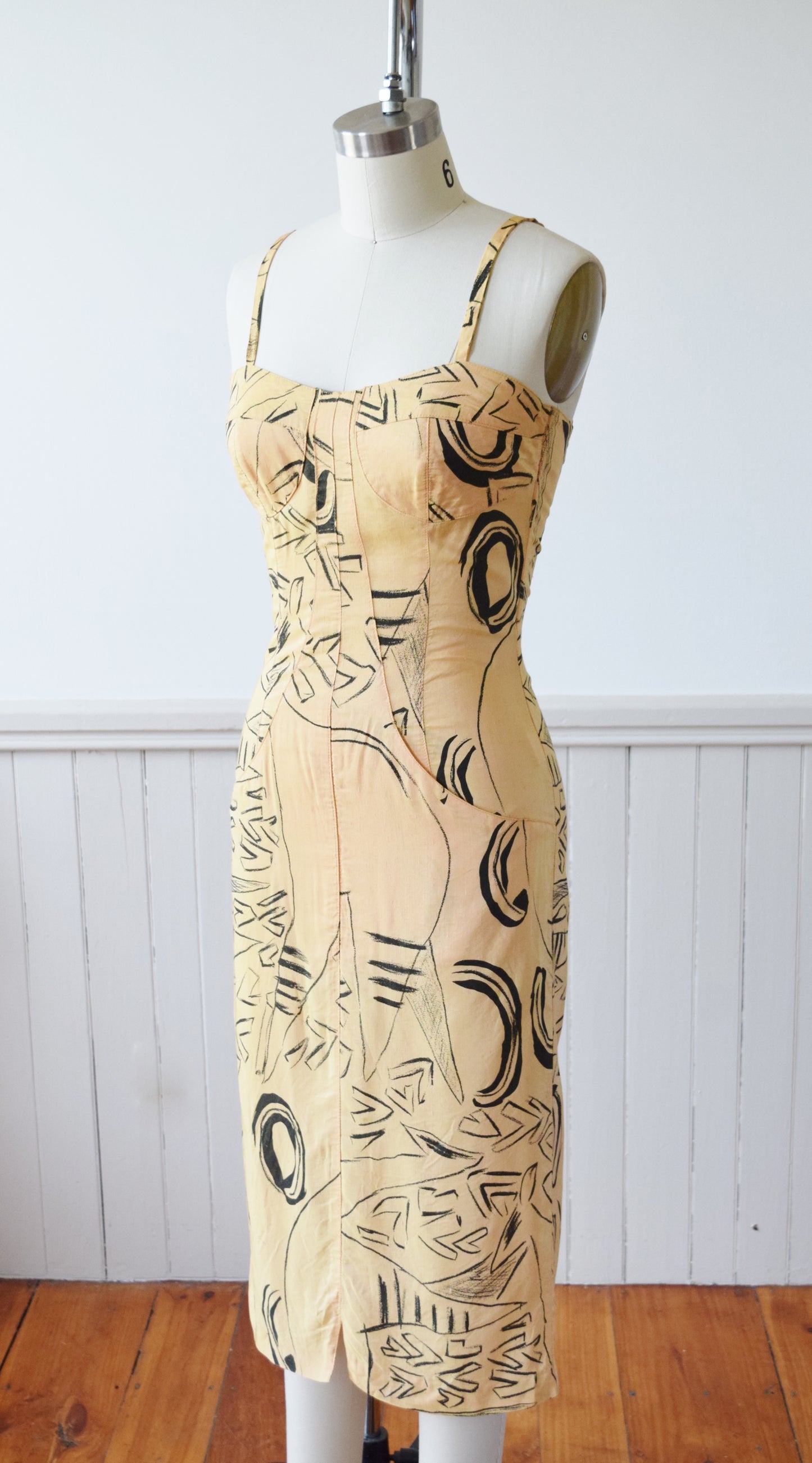 A Very Sleek Dress by Betty Barclay | 1980s | XS