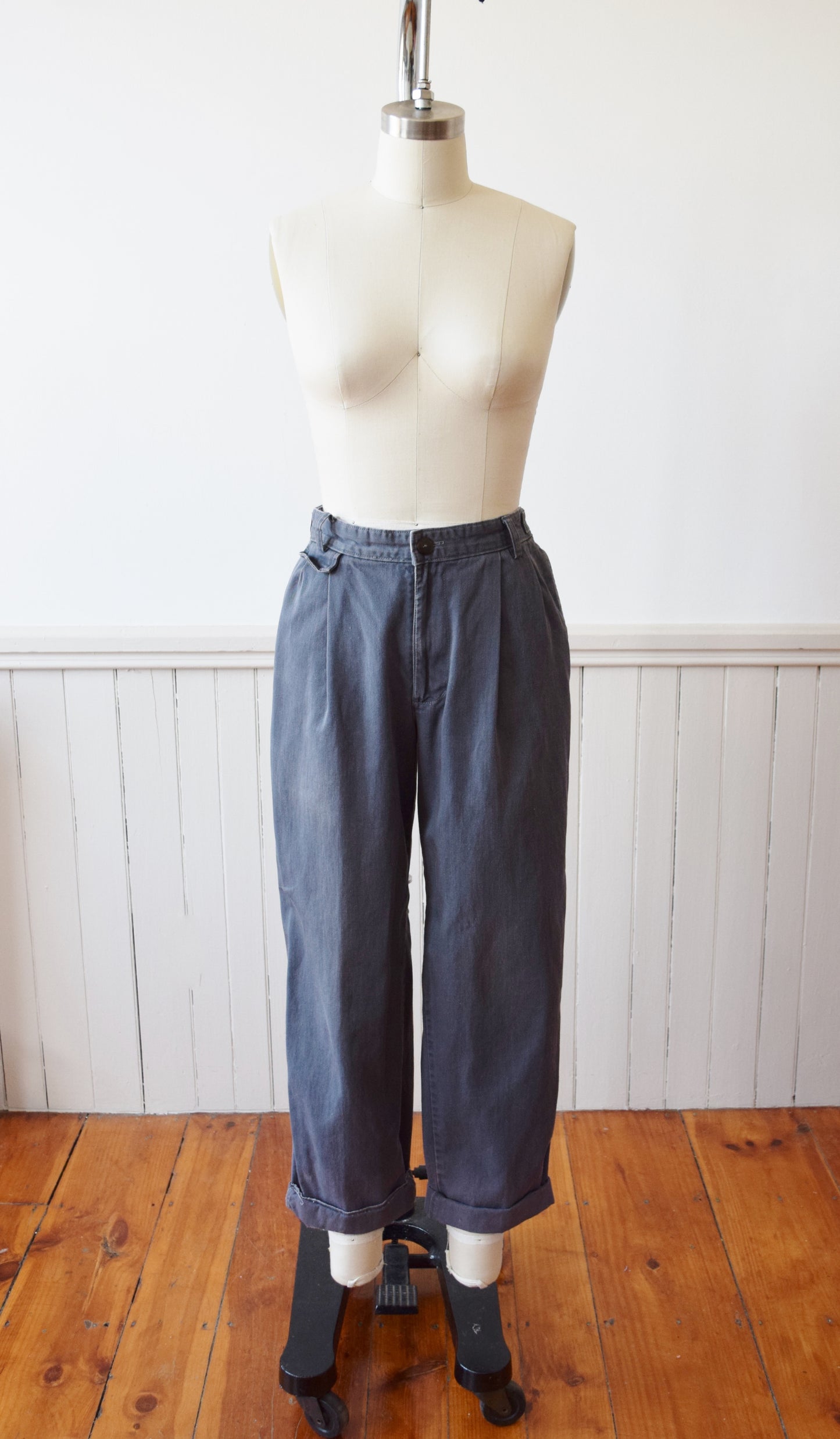 1980s Calvin Klein Workwear Inspired Pants | 26-29" waist
