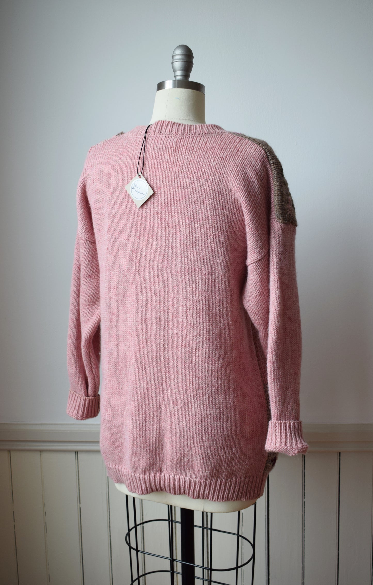 Vintage Country Garden Wool Sweater | M/L