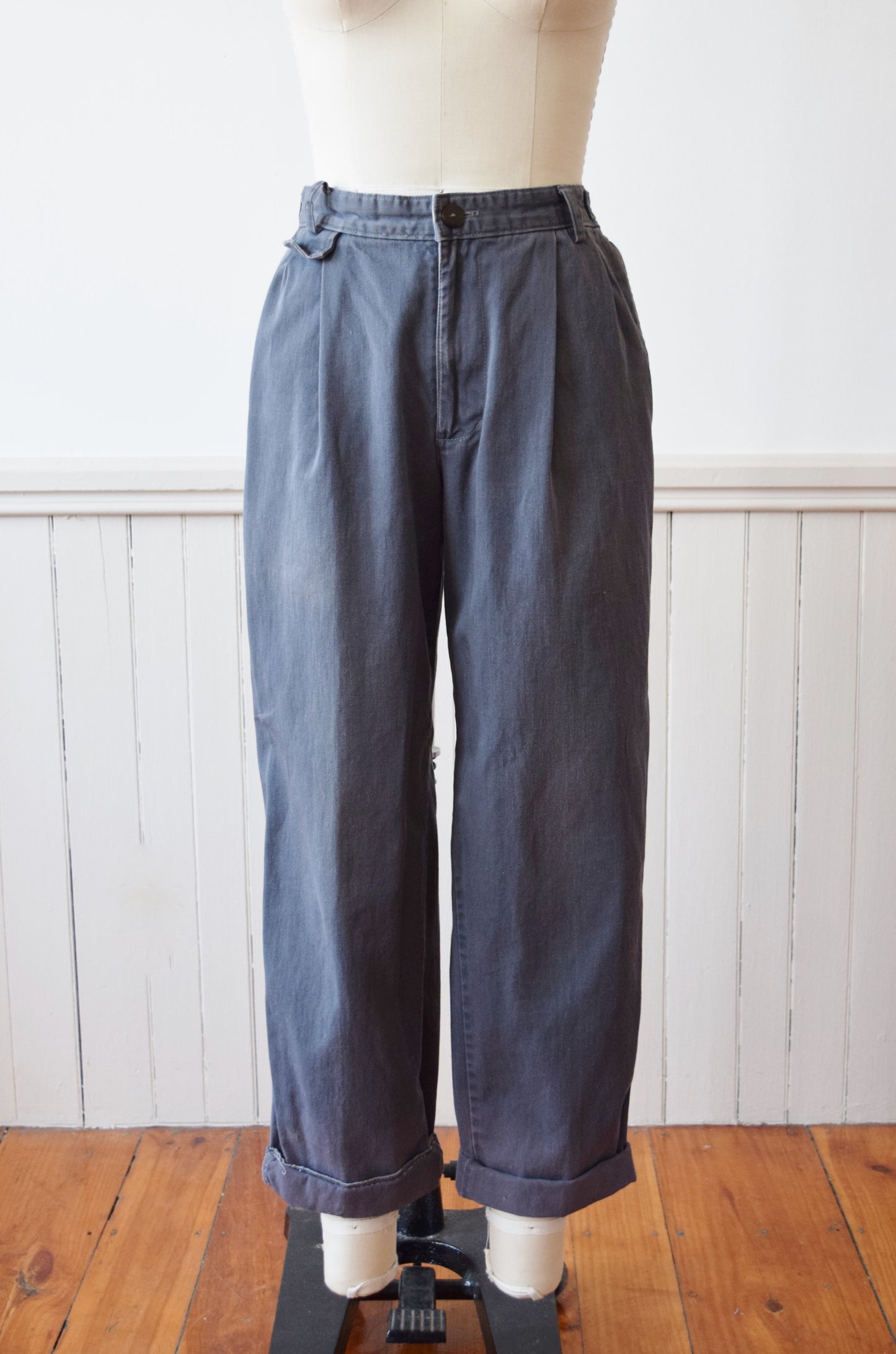 1980s Calvin Klein Workwear Inspired Pants | 26-29" waist