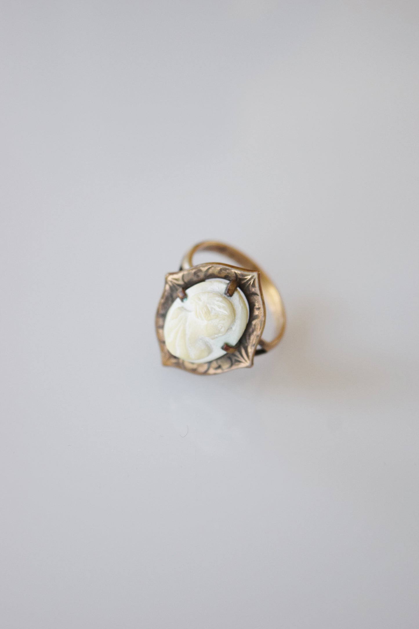 1930s Victorian Revival Cameo Ring