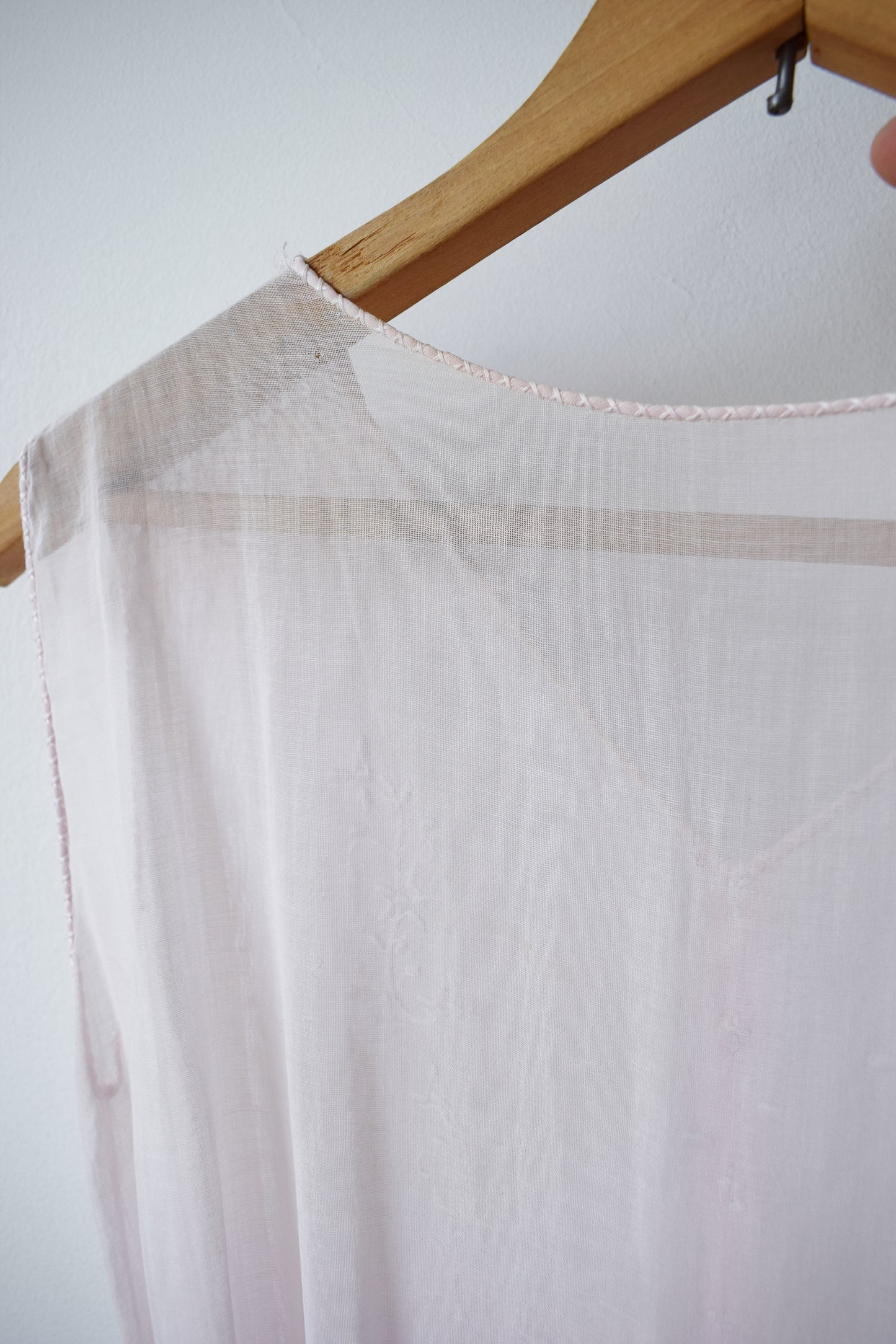 1930s Pink Hungarian Peasant Dress | XXS/XS